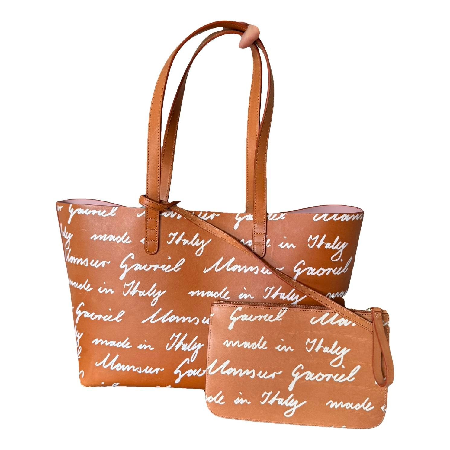 Mansur Gavriel Leather travel bag