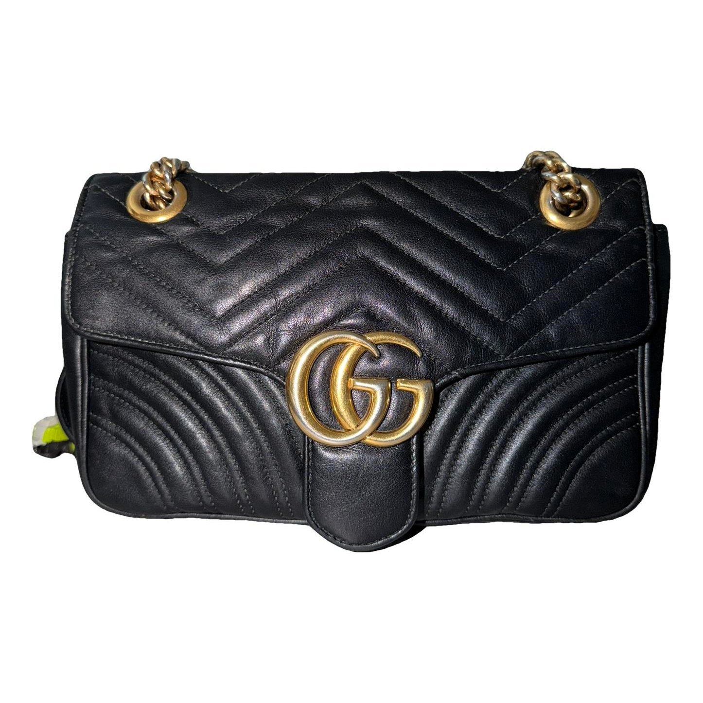 GG Marmont pony-style calfskin crossbody bag