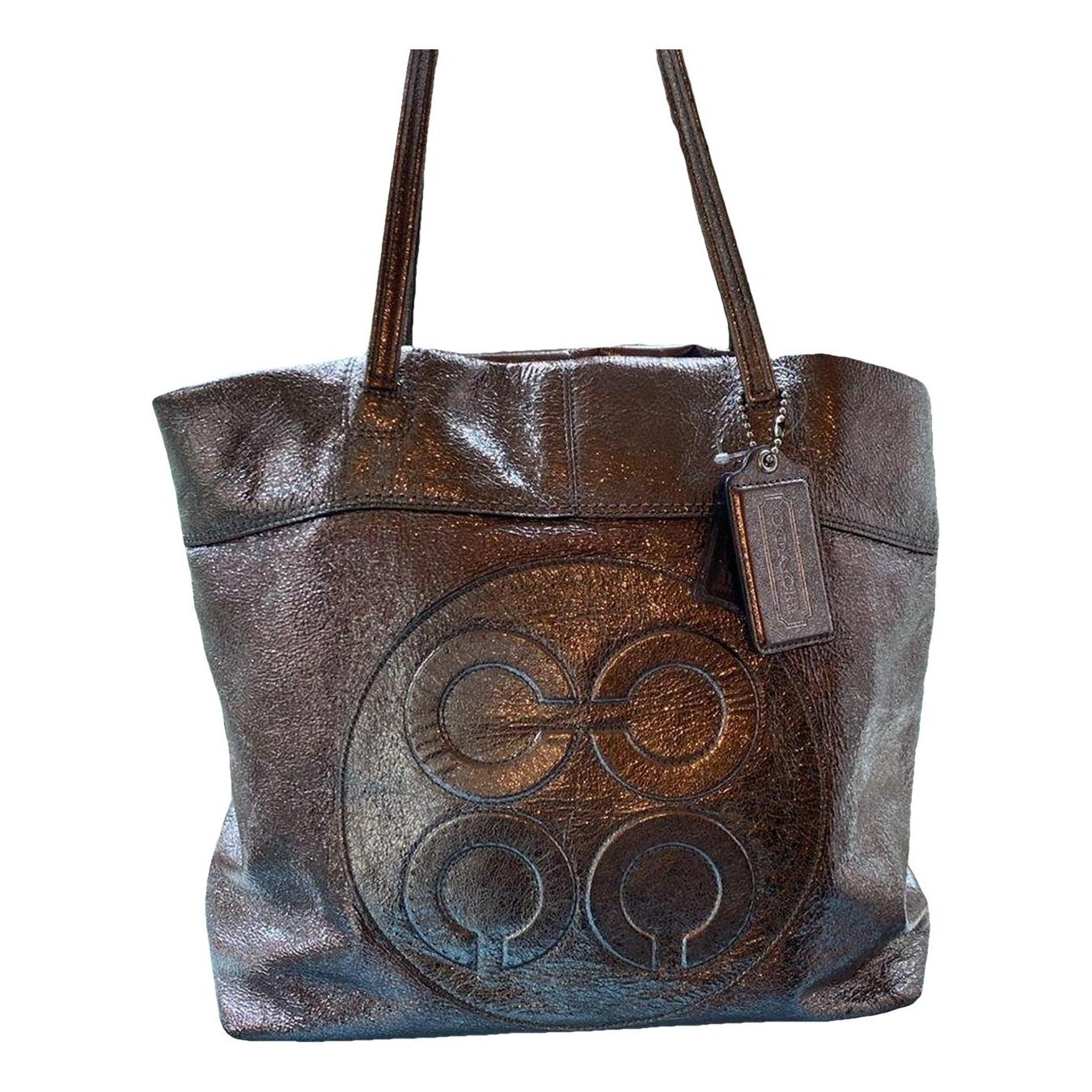 Leather tote