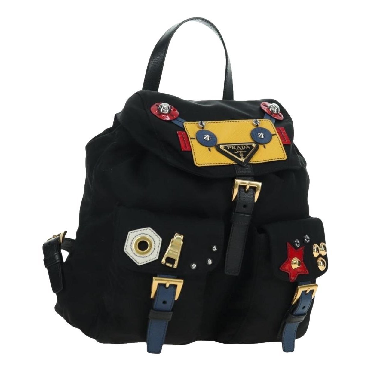 Leather backpack