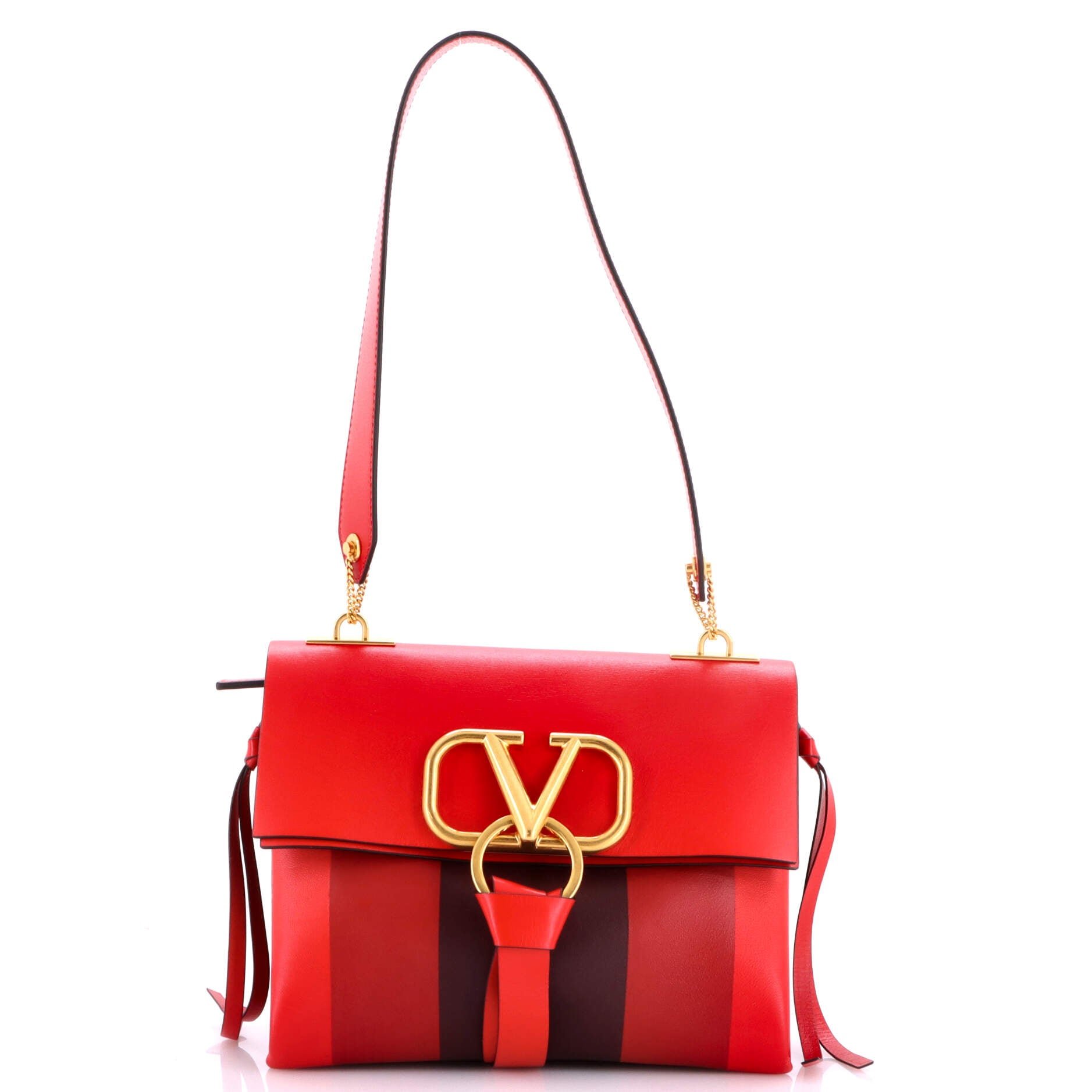 Valentino Garavani VRing Shoulder Bag Leather Small