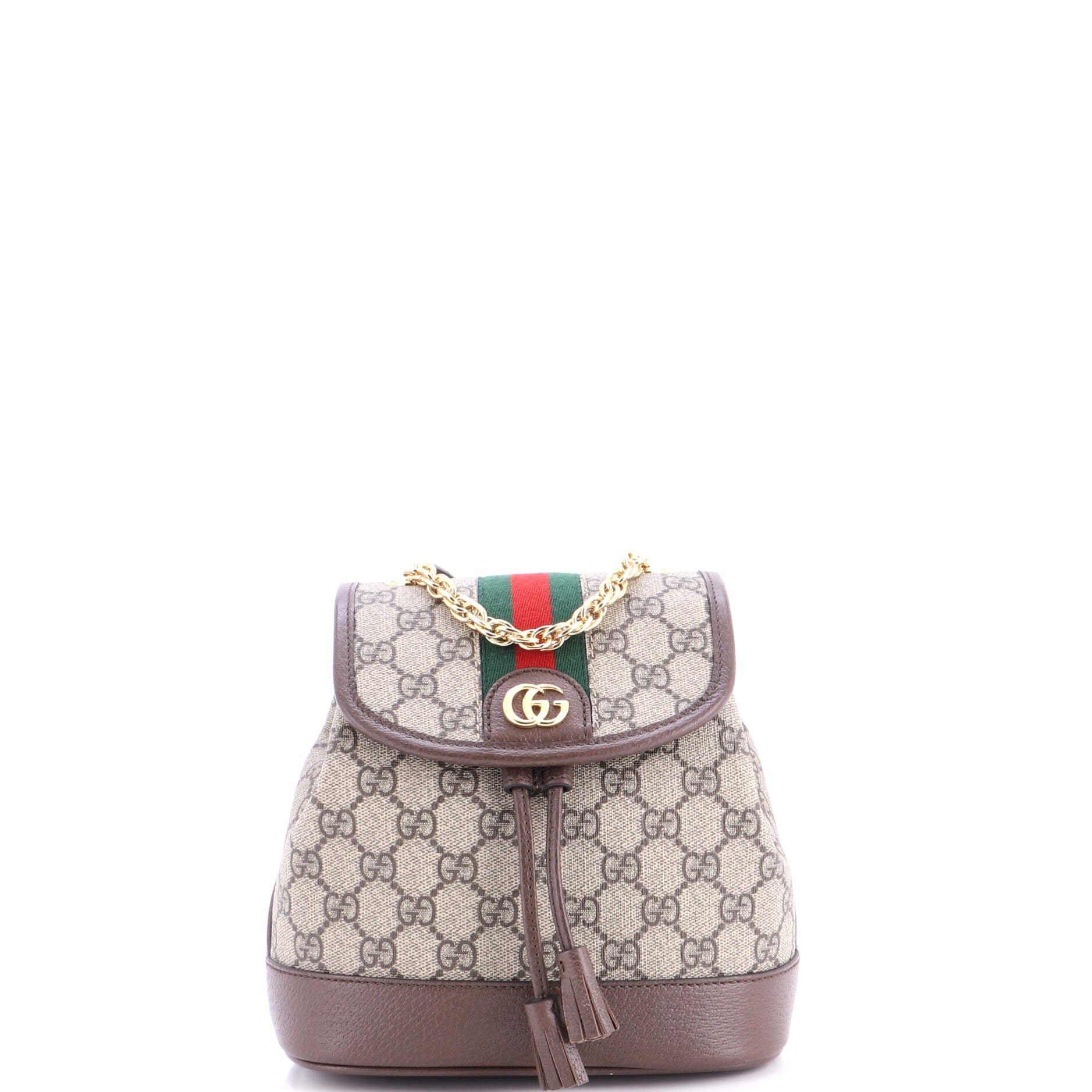Ophidia Flap Backpack GG Coated Canvas Mini