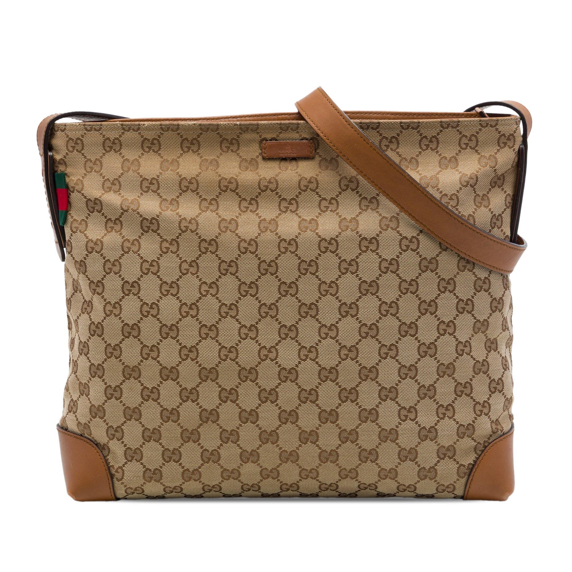 Gucci B leather handbag