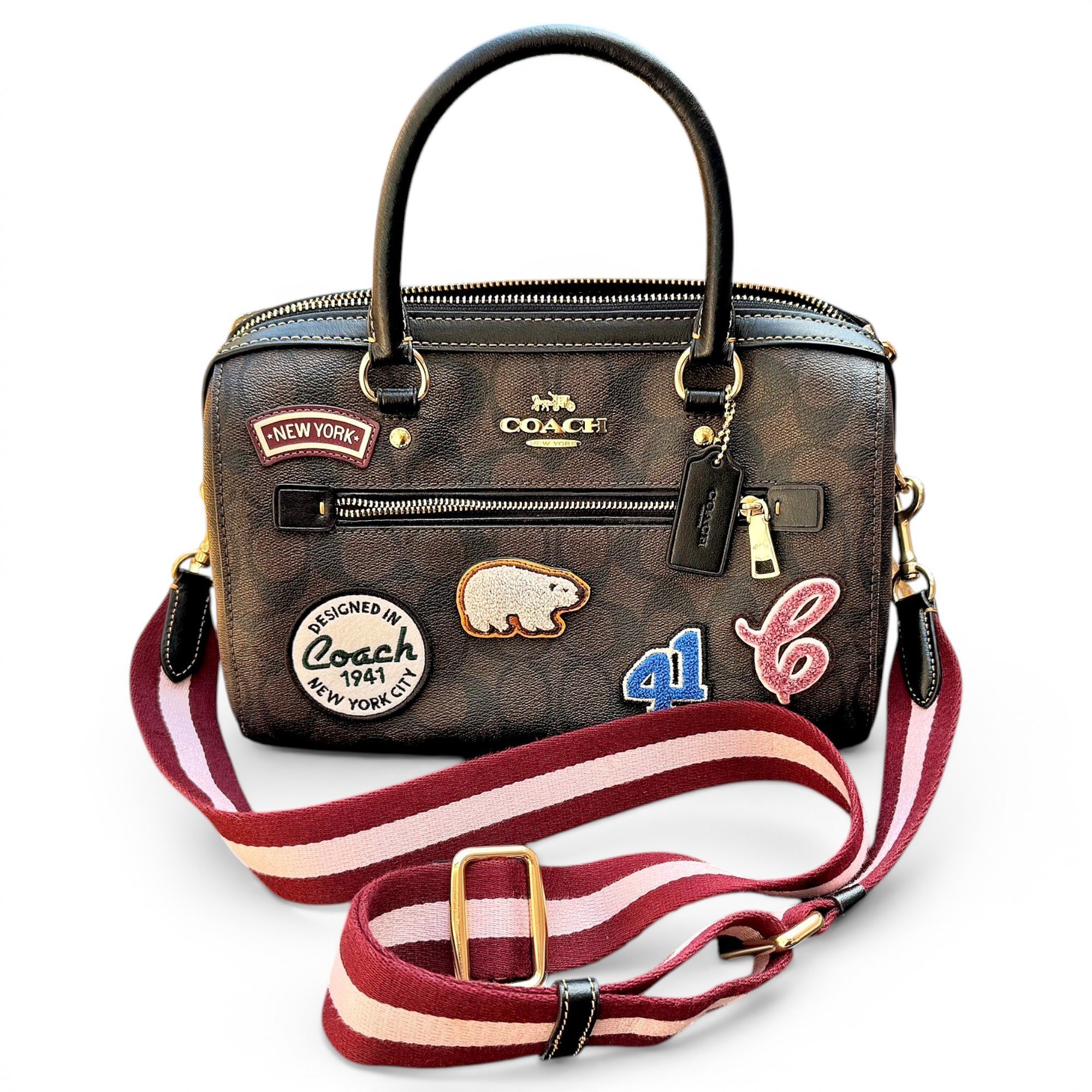 Leather handbag