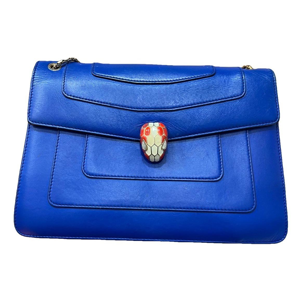 Serpenti leather handbag