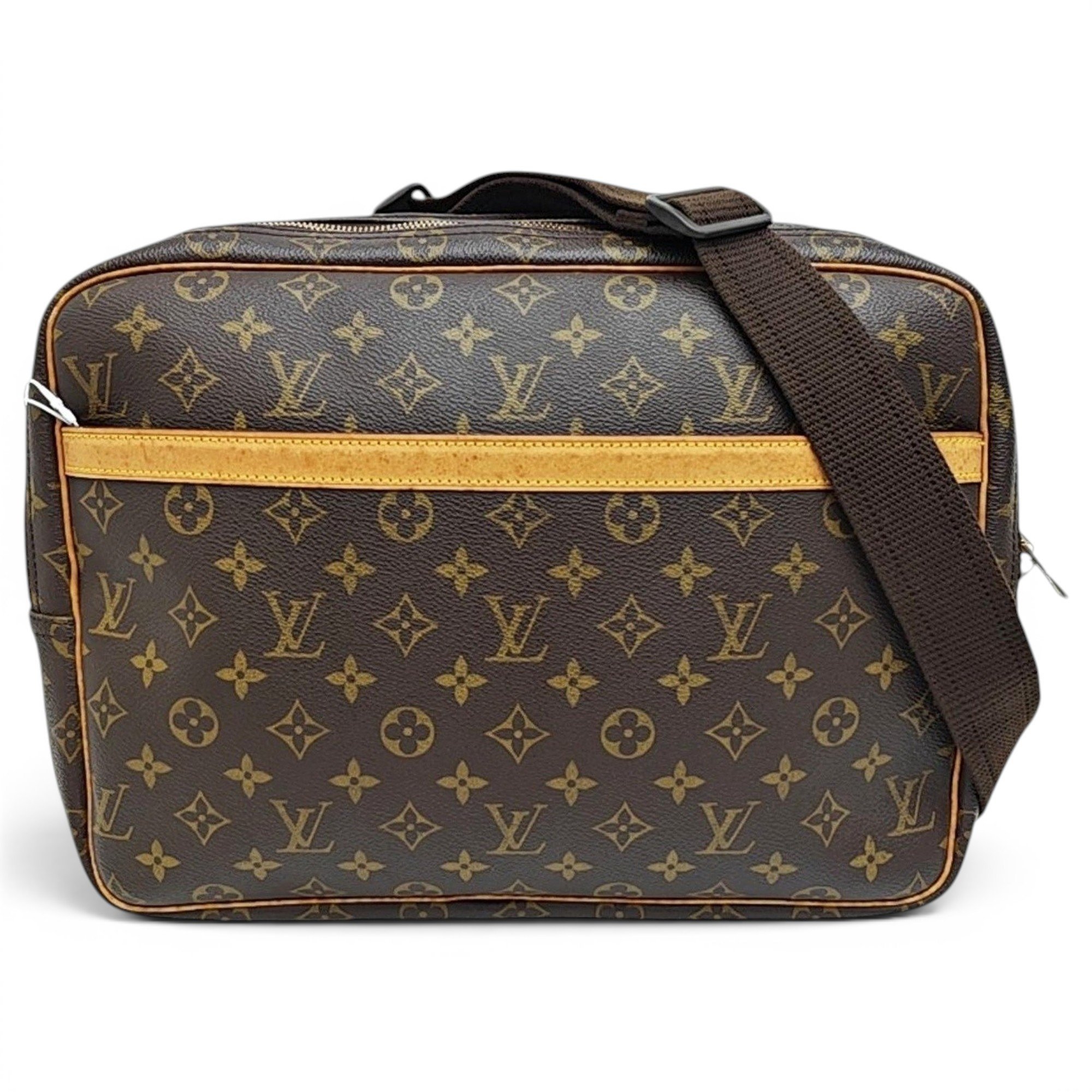 Reporter leather handbag