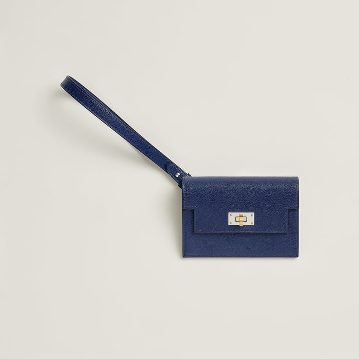 Bleu Saphir Kelly Pocket Slim Electrum Wallet