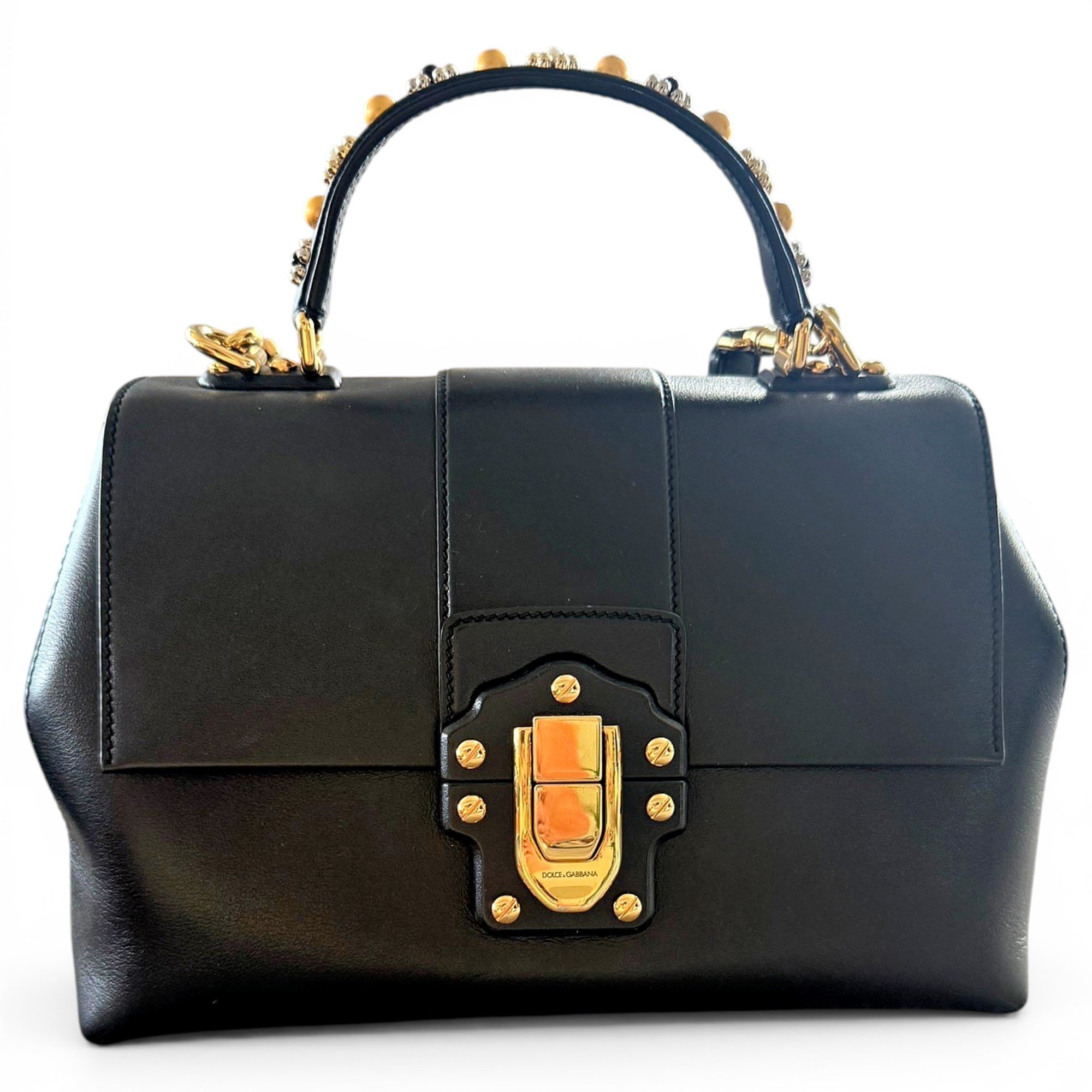 Lucia leather handbag
