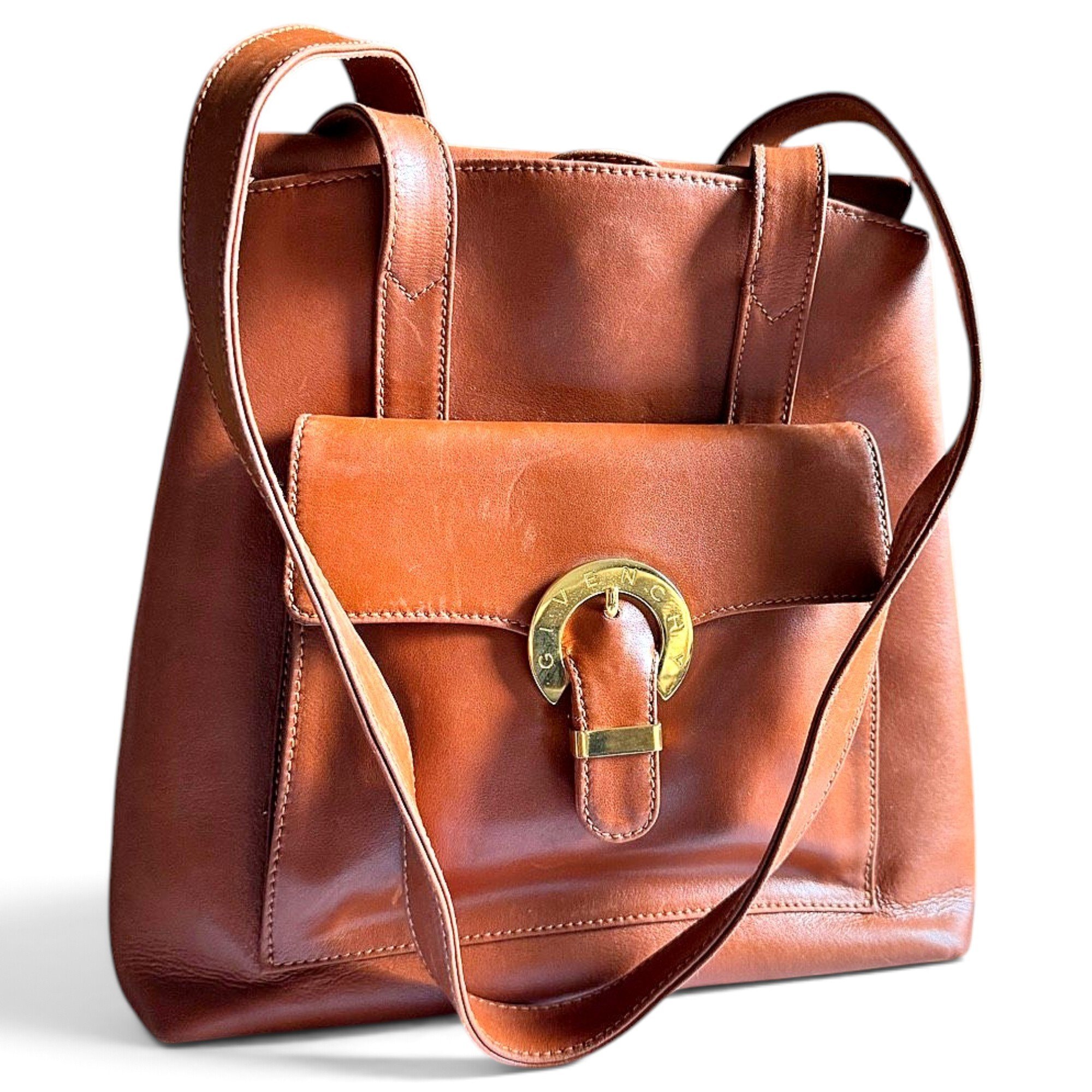 Leather handbag