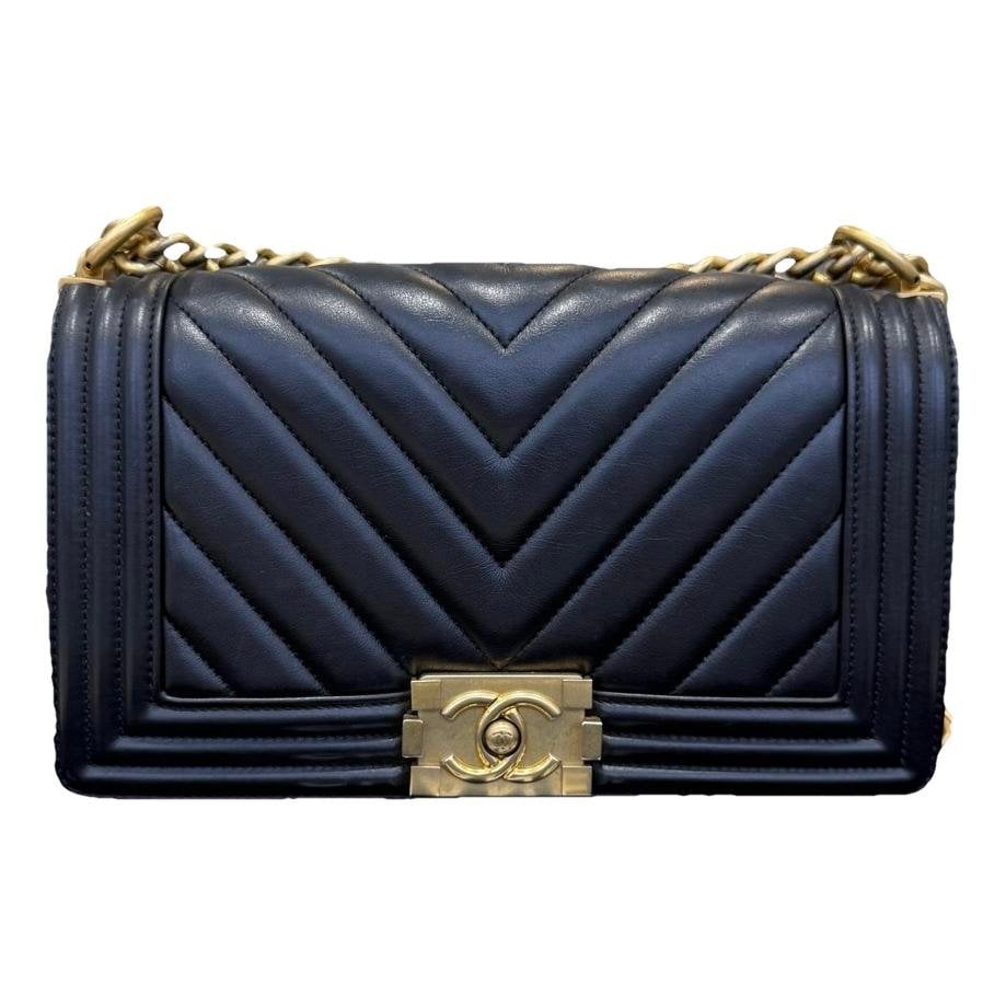 Boy leather crossbody bag