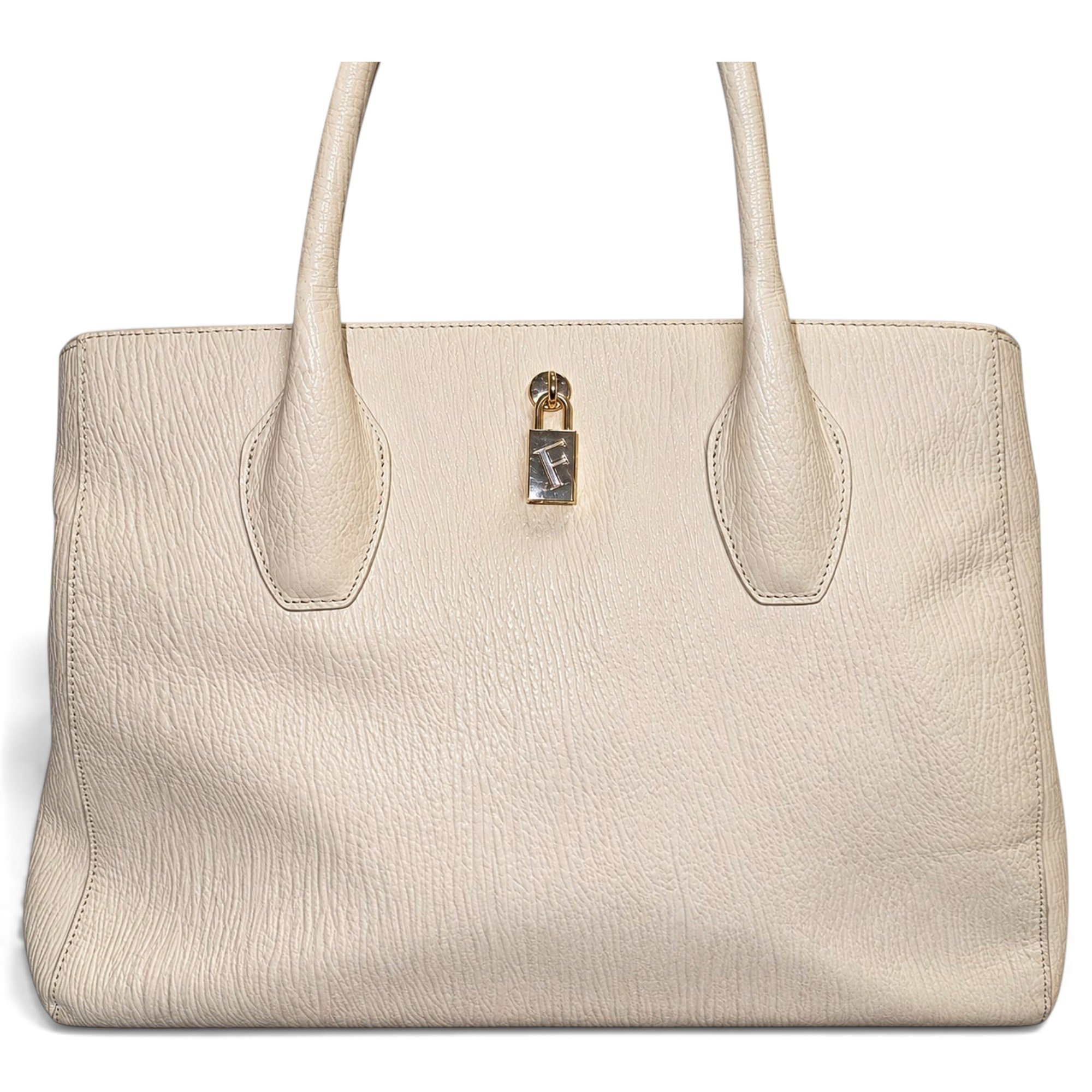 Leather tote