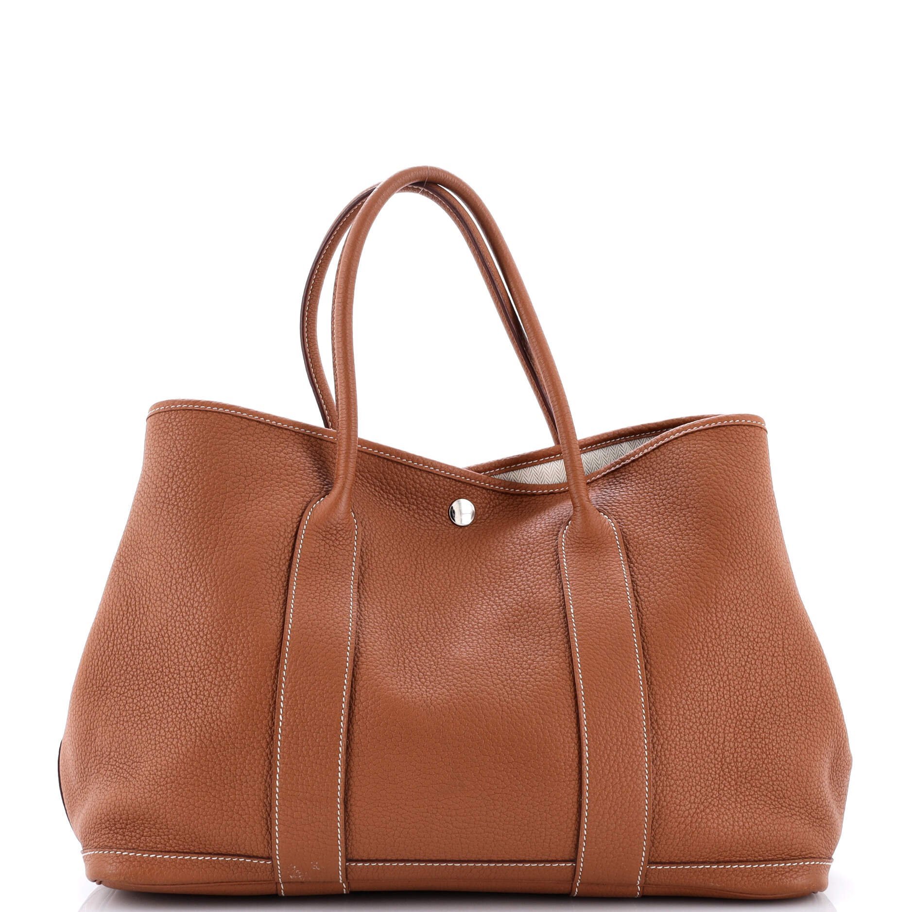 Leather tote