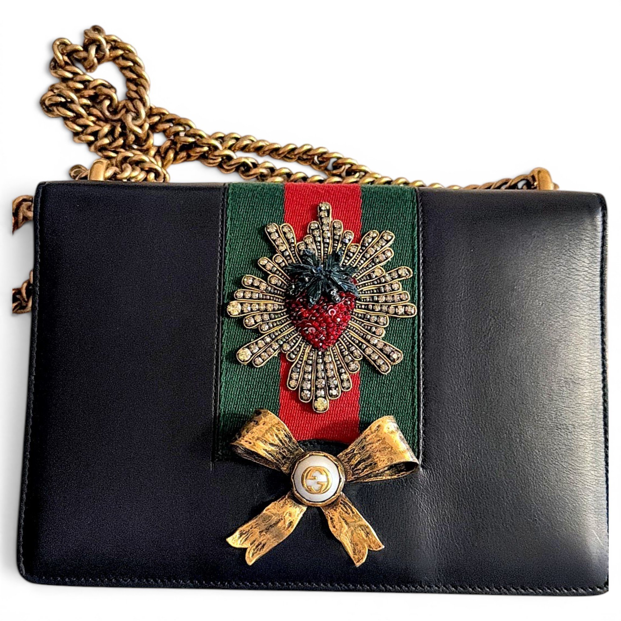 Leather crossbody bag