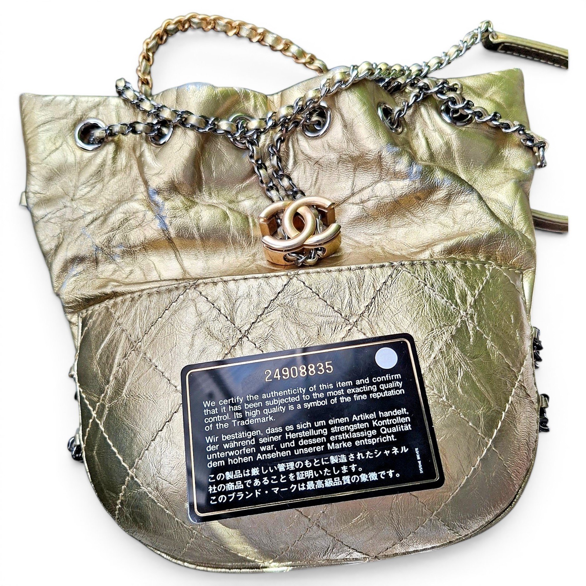 Gabrielle Bucket leather bag