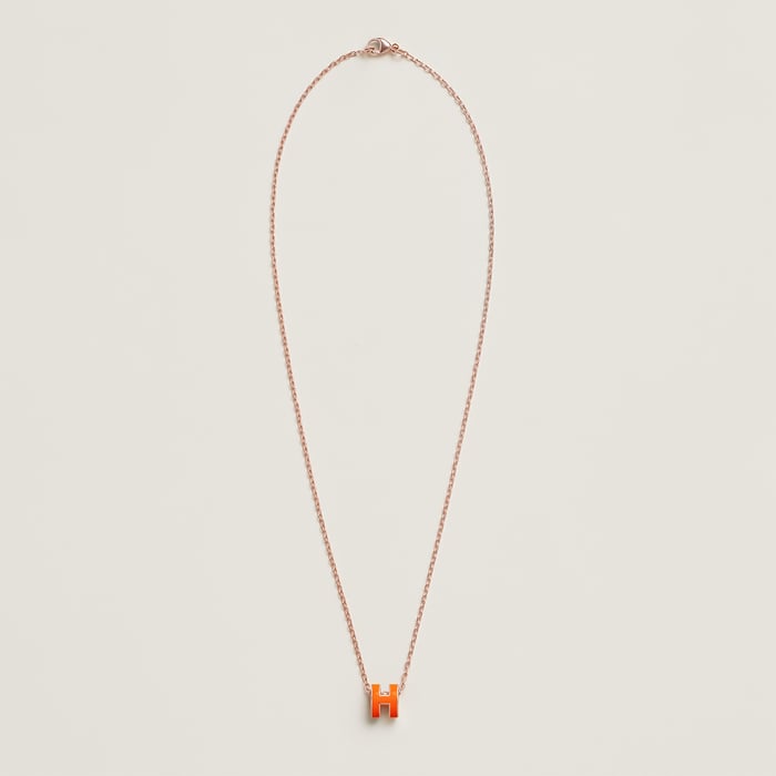Orange Soie Mini Pop H Pendant
