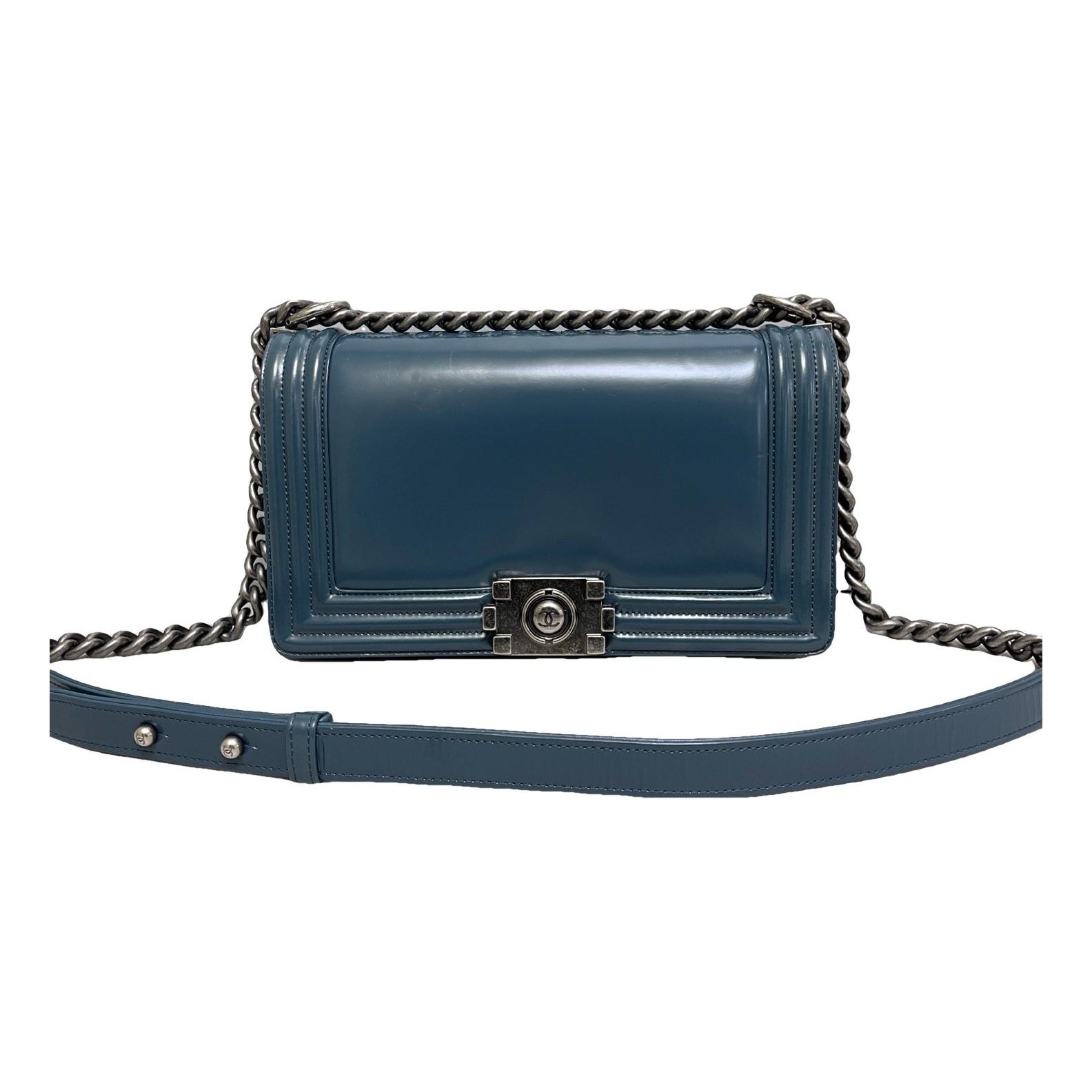 Boy leather crossbody bag