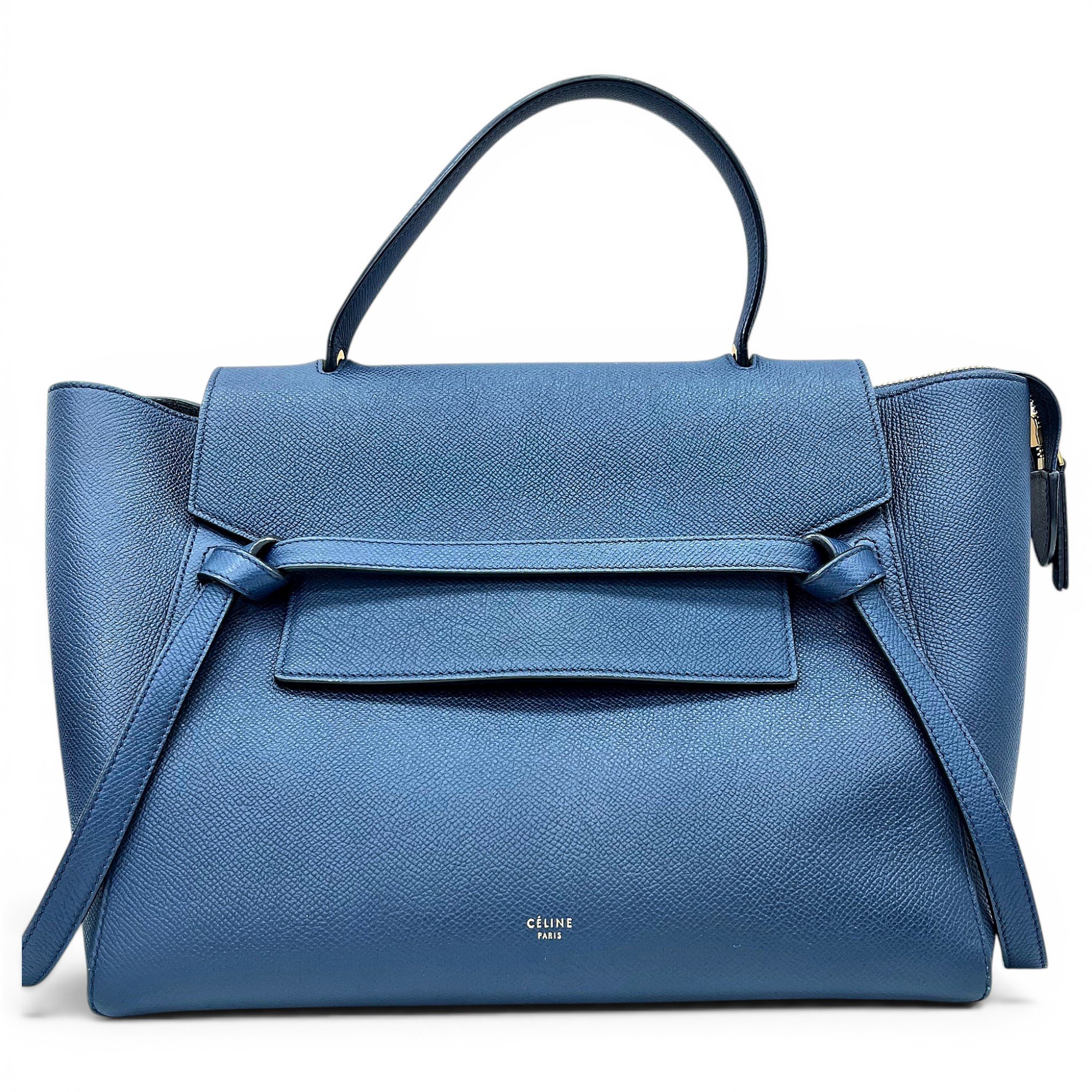 Belt leather handbag
