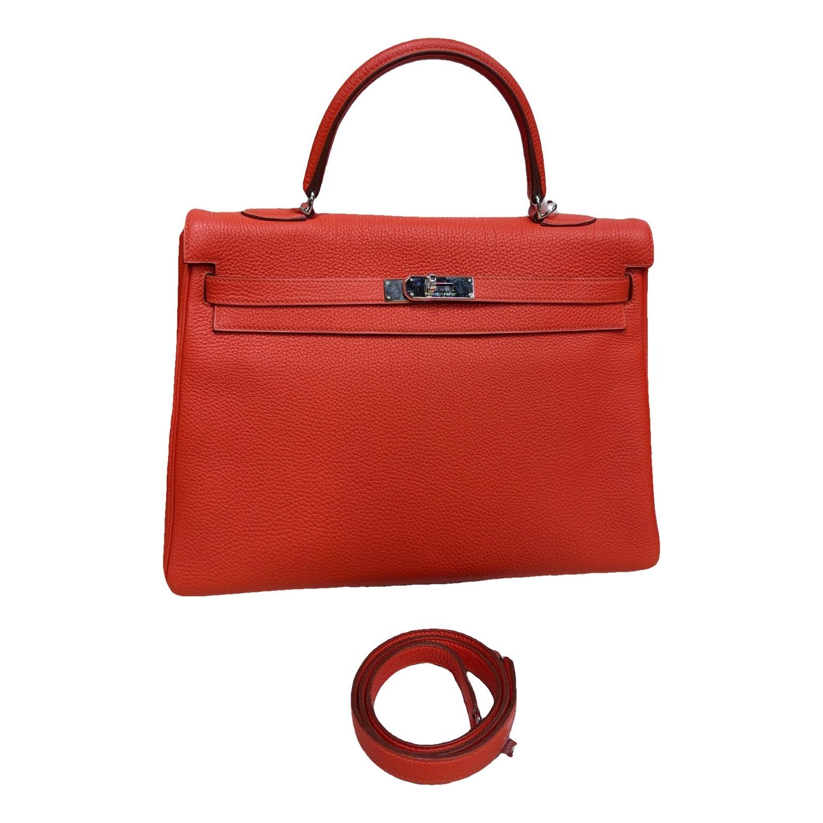 Kelly 35 leather handbag