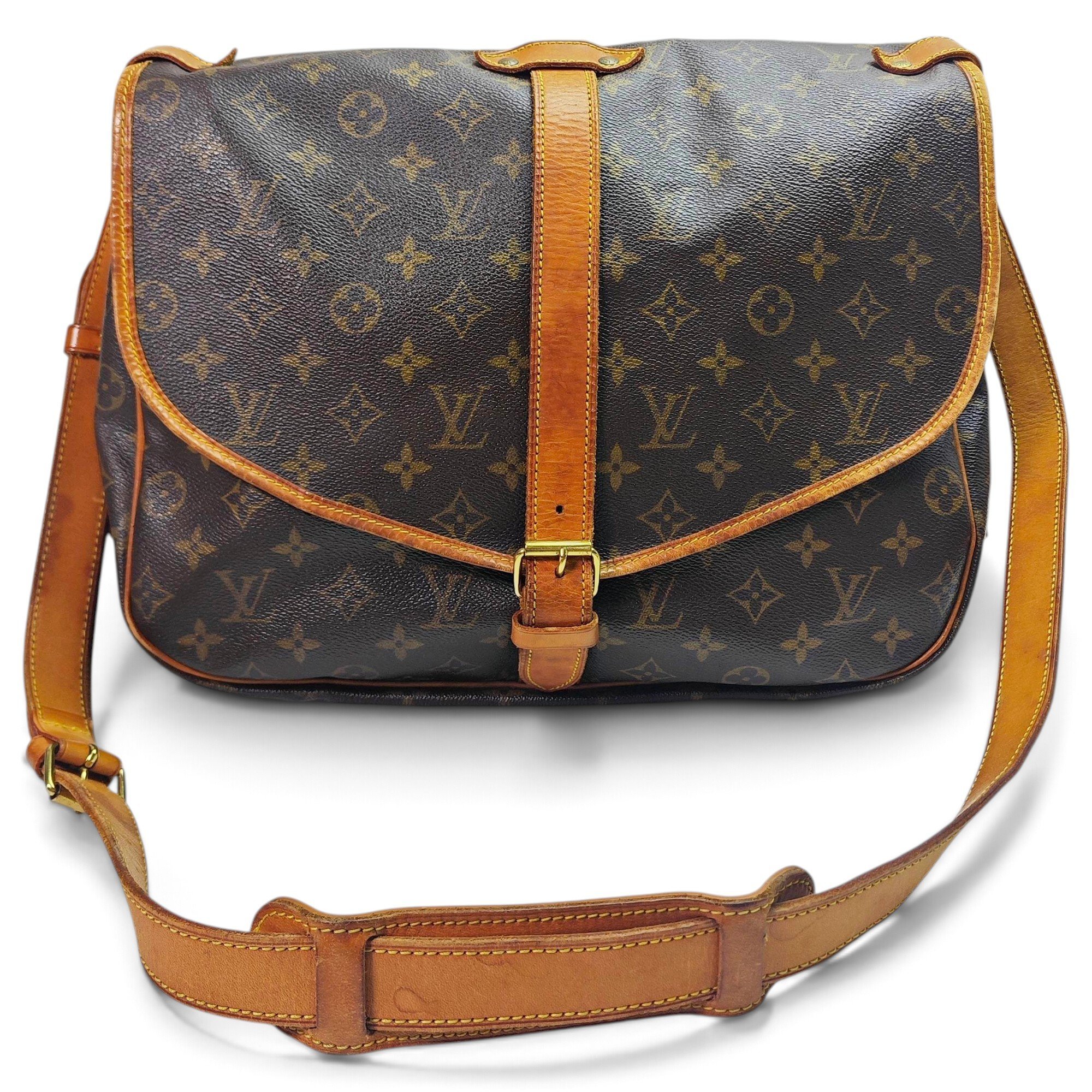 Saumur leather crossbody bag