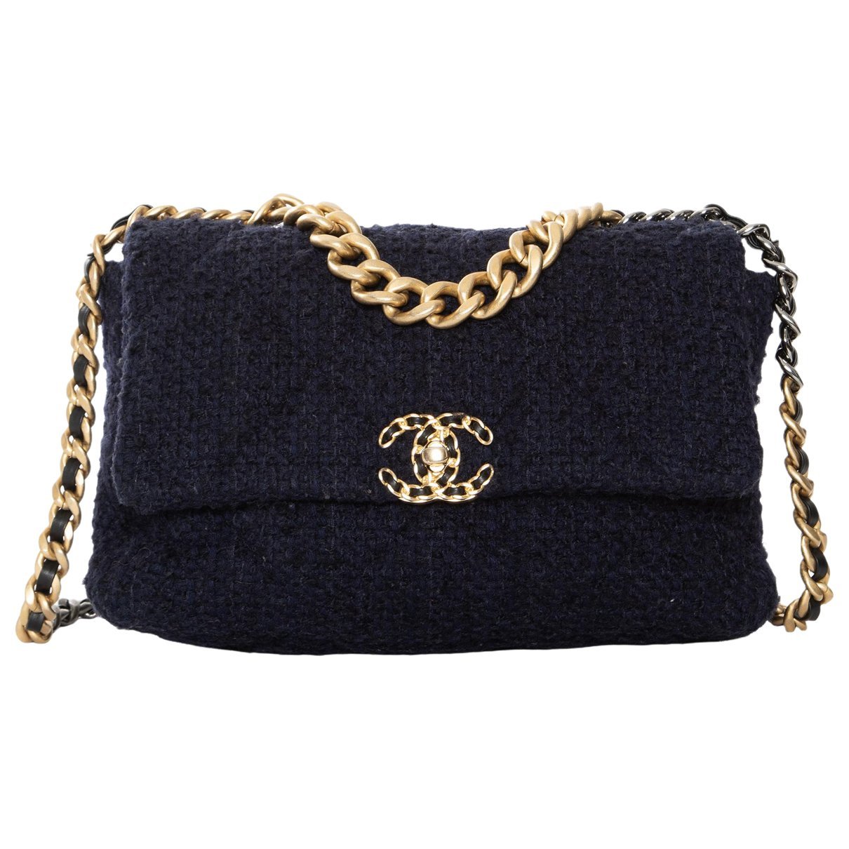 Chanel 19 tweed handbag