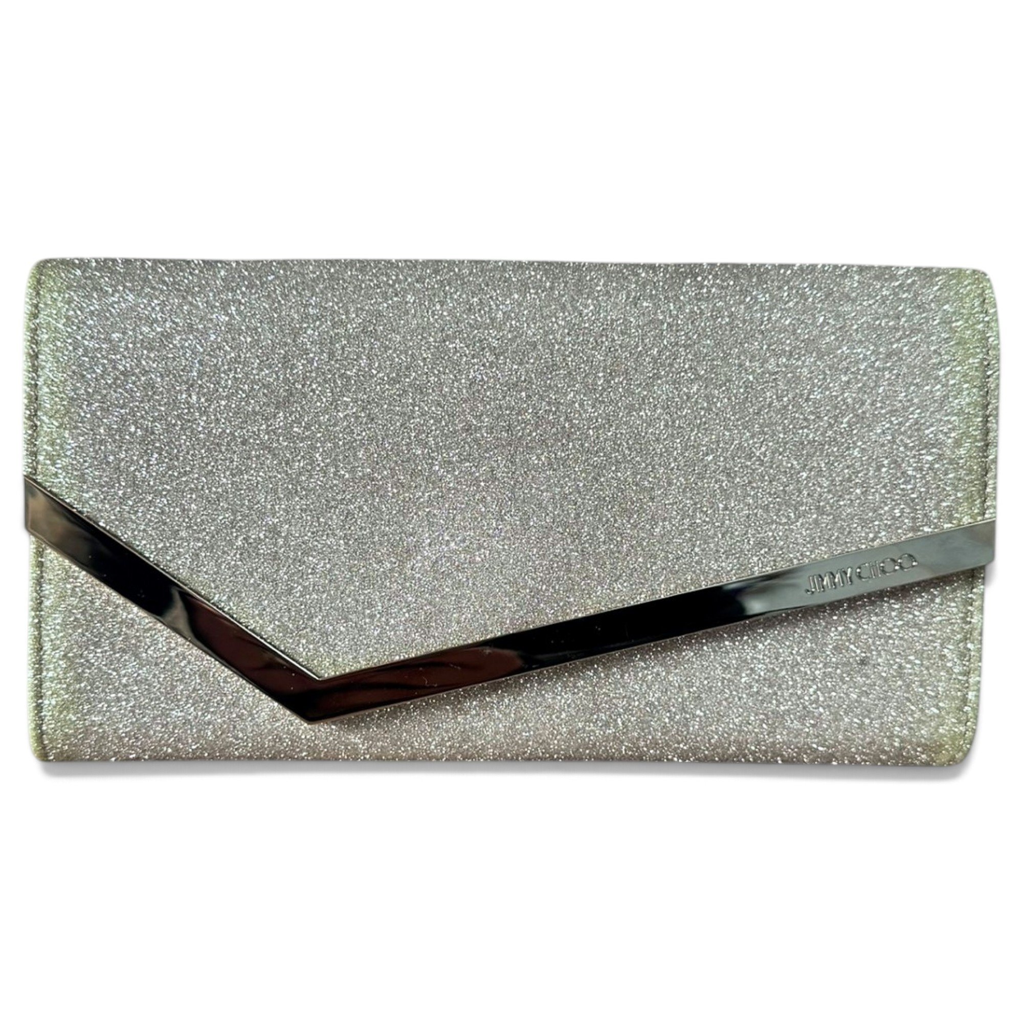 Glitter clutch bag