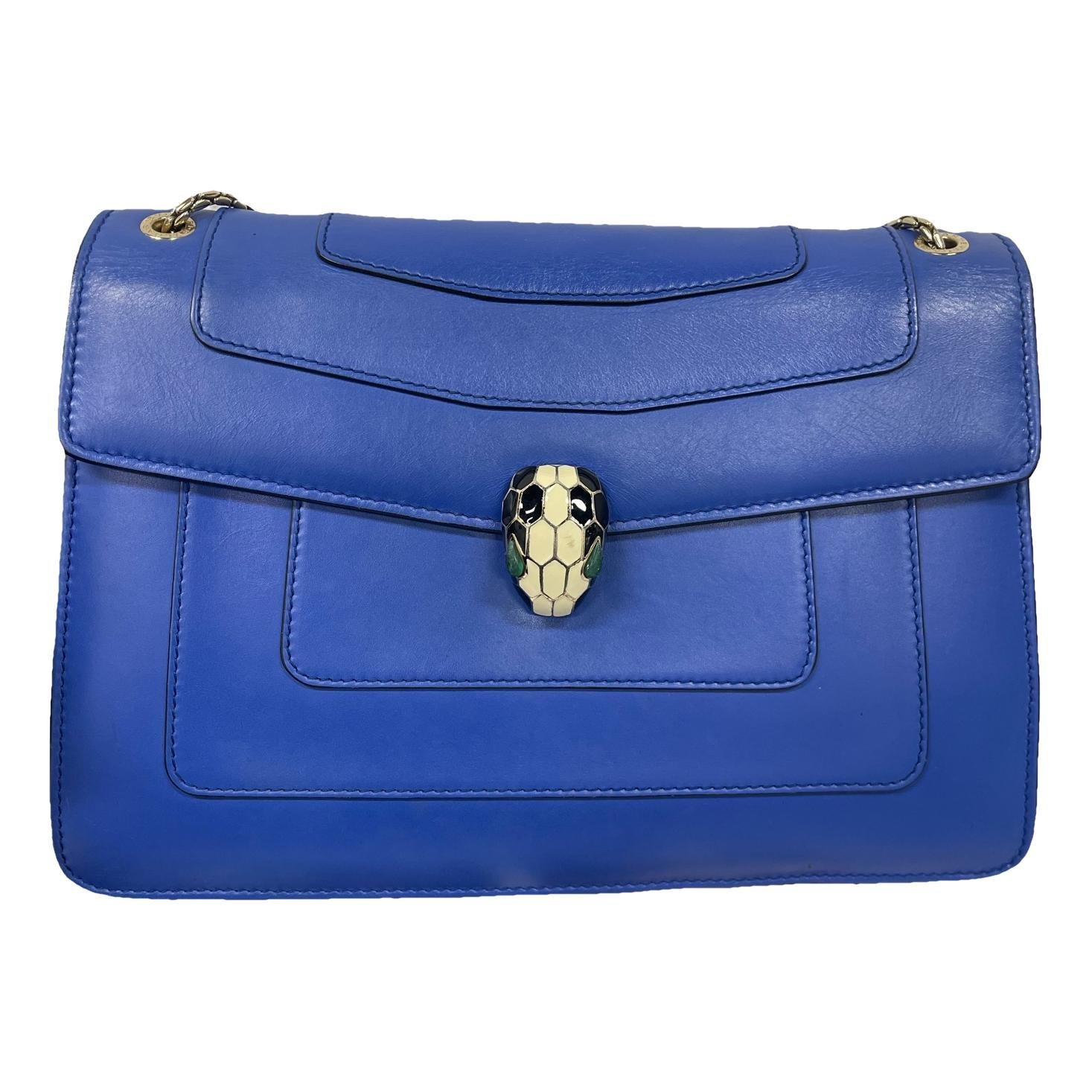 Bvlgari Serpenti leather handbag