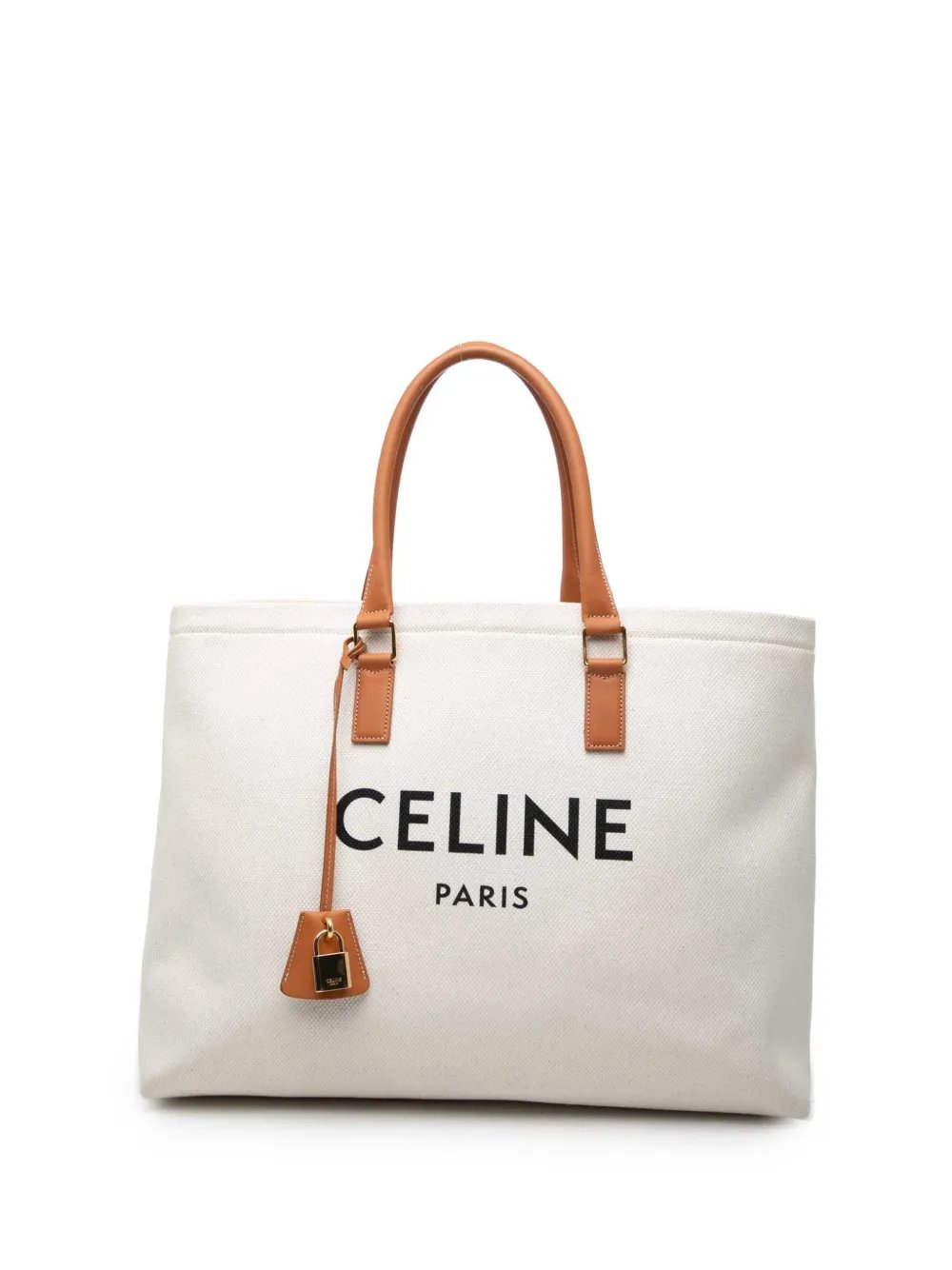 2019 Small Canvas Logo Print Horizontal Cabas tote bag