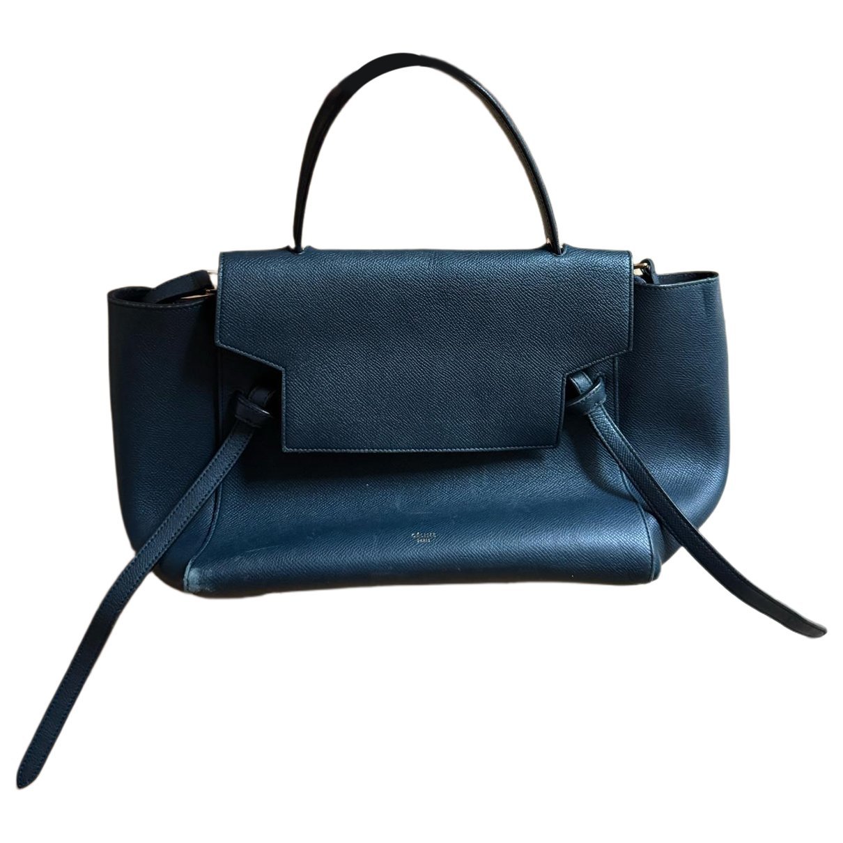 Belt leather handbag