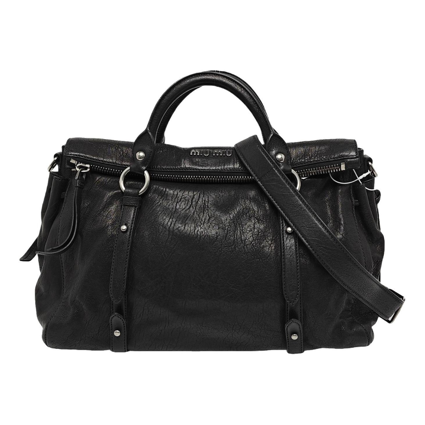 Leather handbag