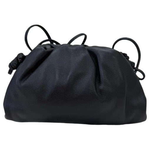 Pouch leather handbag