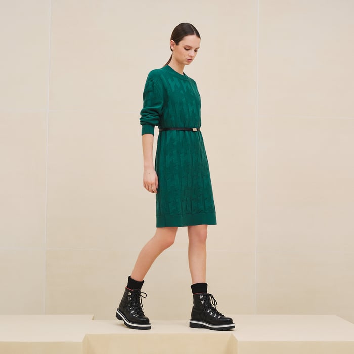 Oversized sweater dress