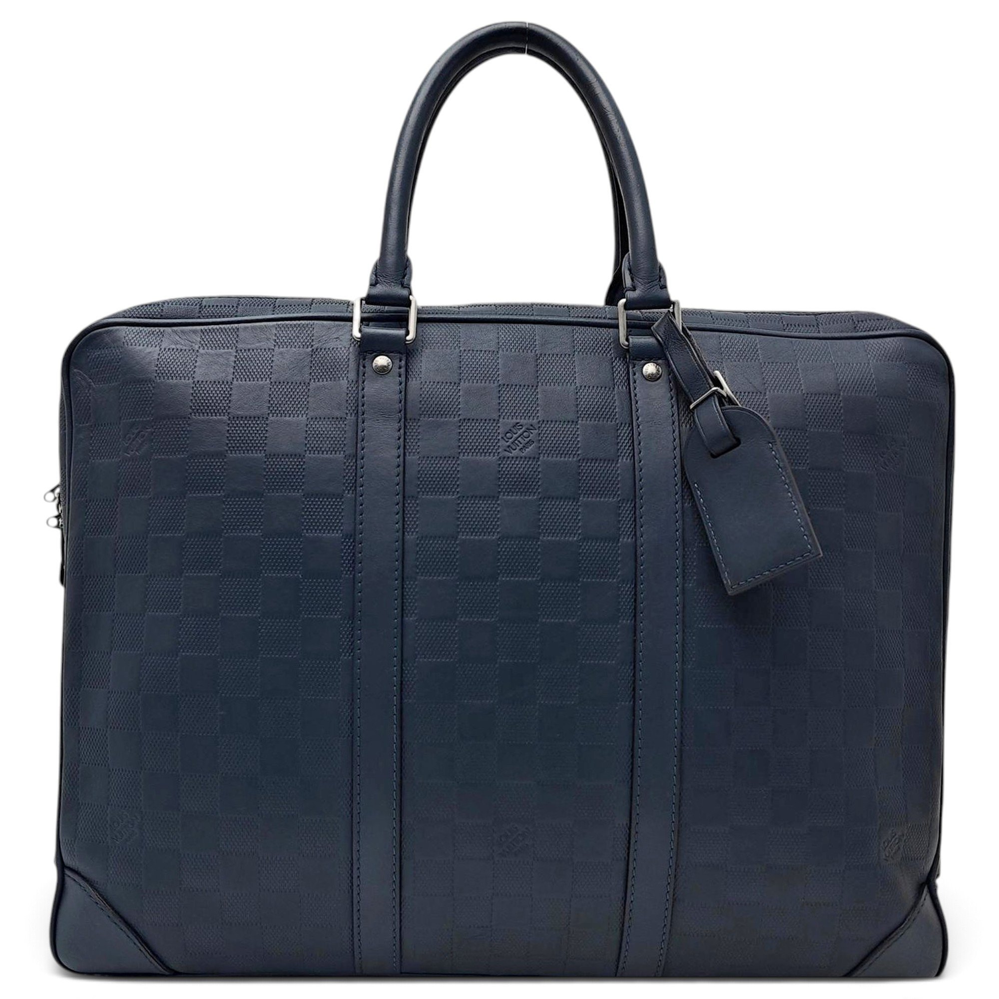 Porte Documents Voyage leather handbag
