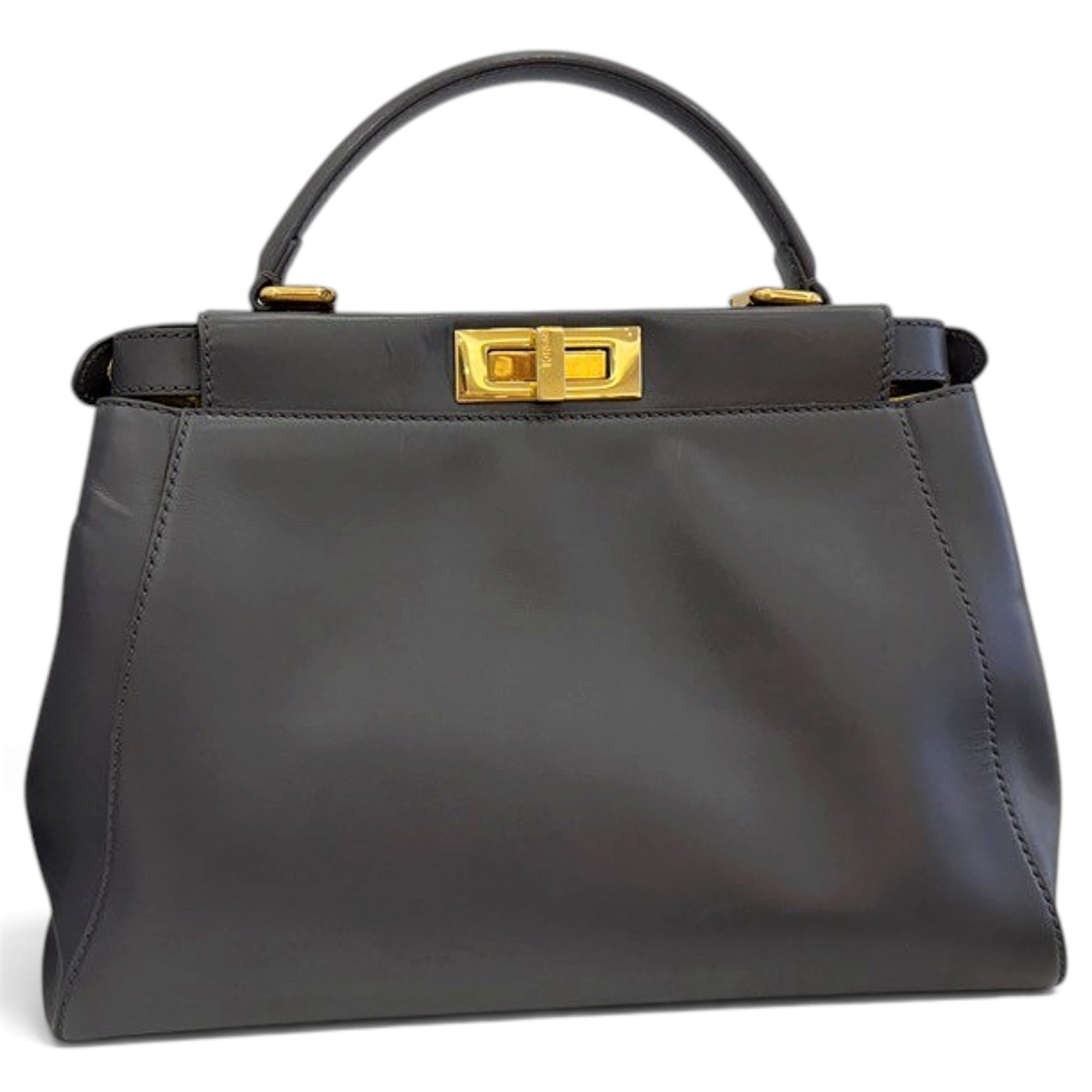 Fendi Peekaboo leather handbag