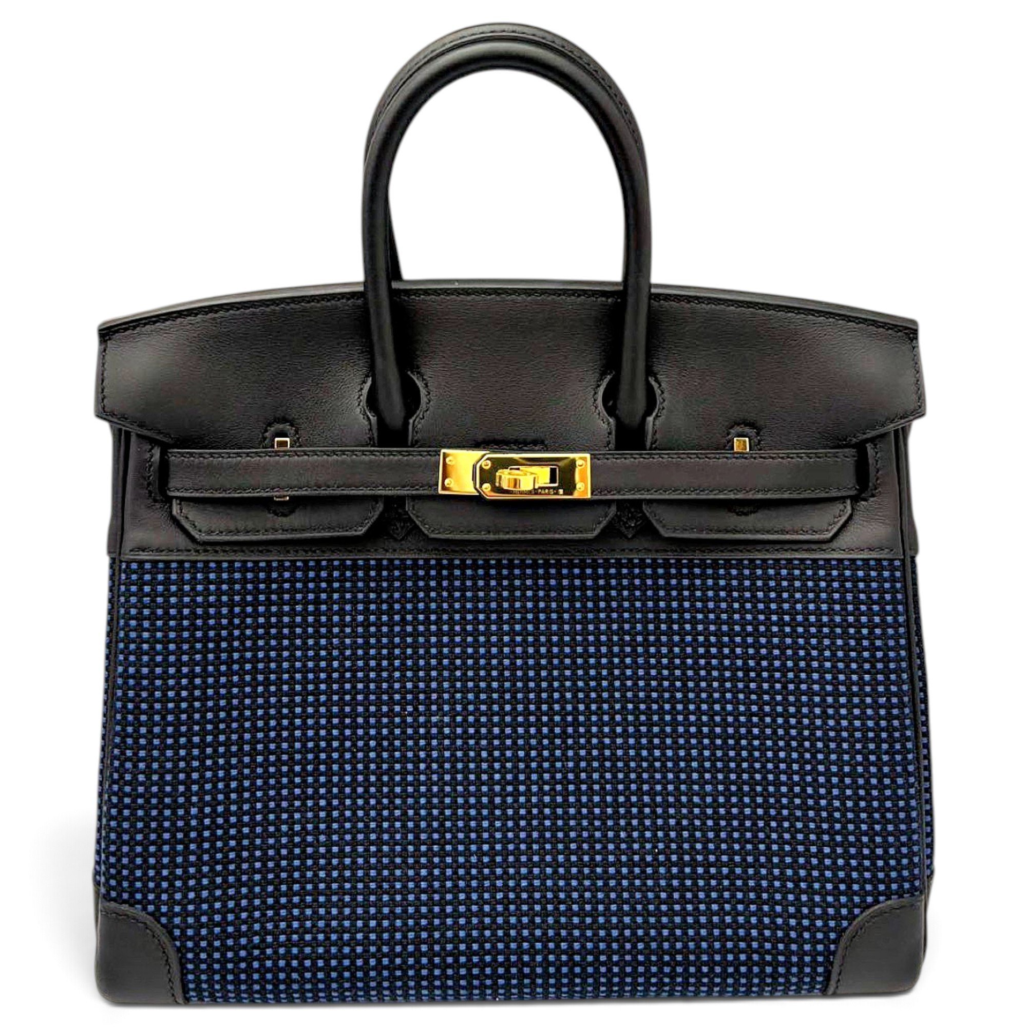 Birkin 35 cloth handbag