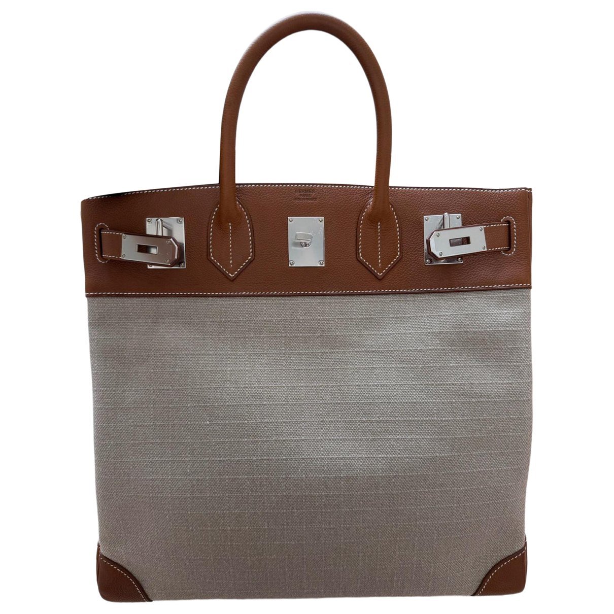 Haut à Courroies leather tote