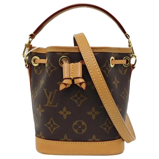 Nano Noé leather handbag