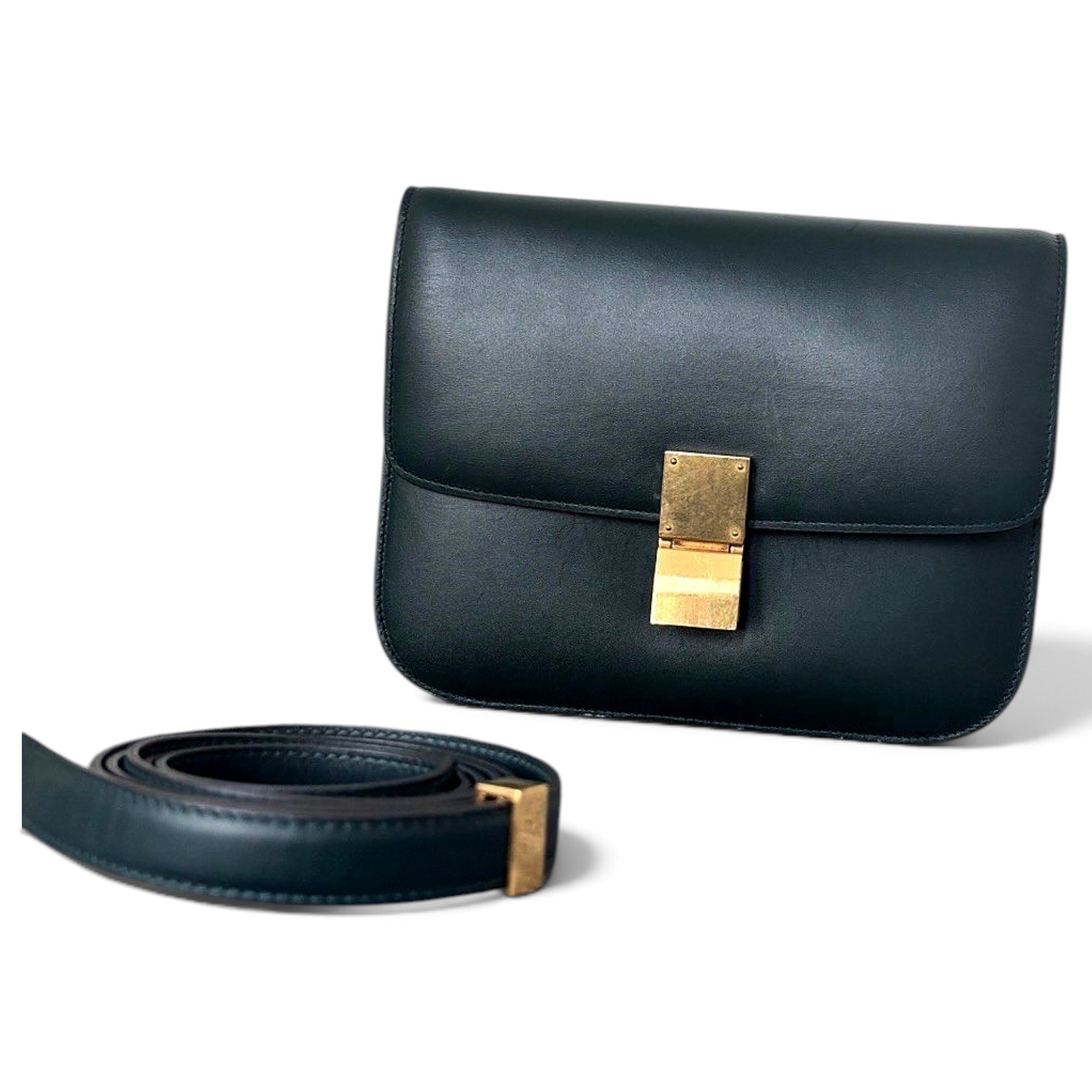 Classic leather handbag