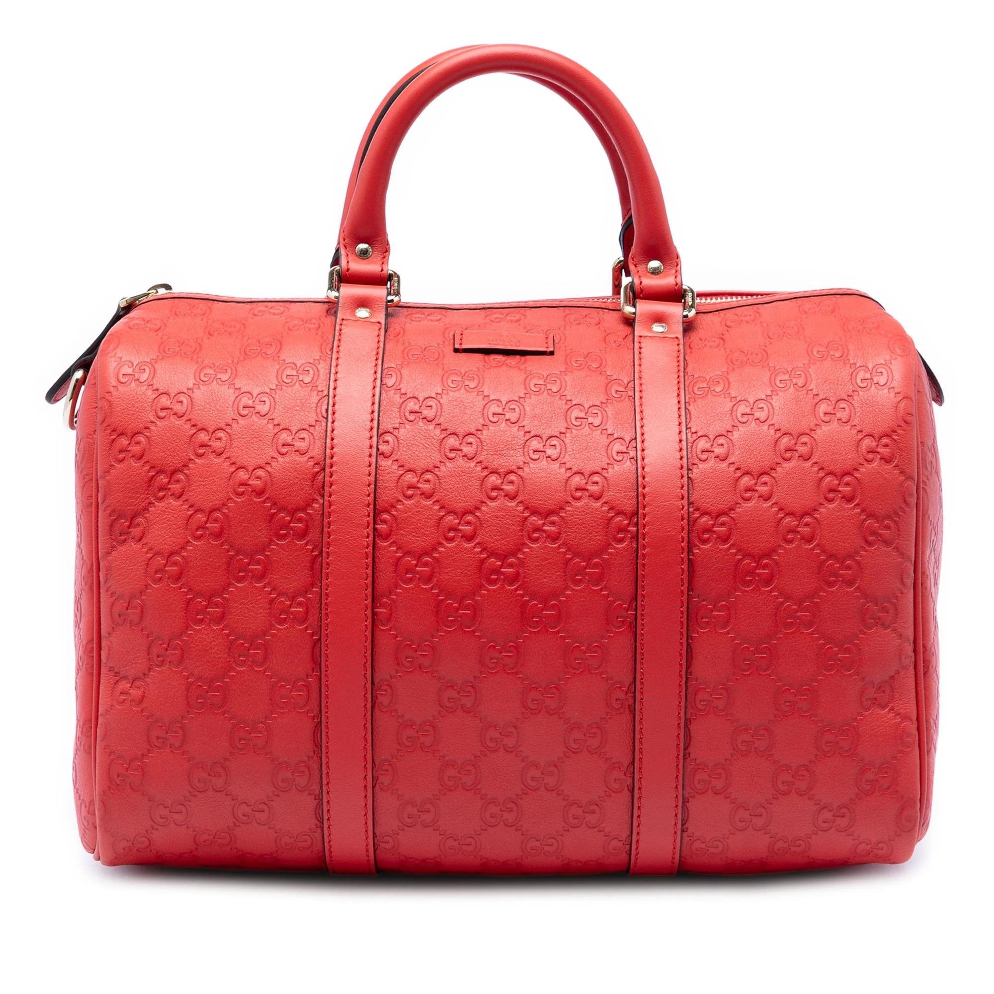 Boston leather bag