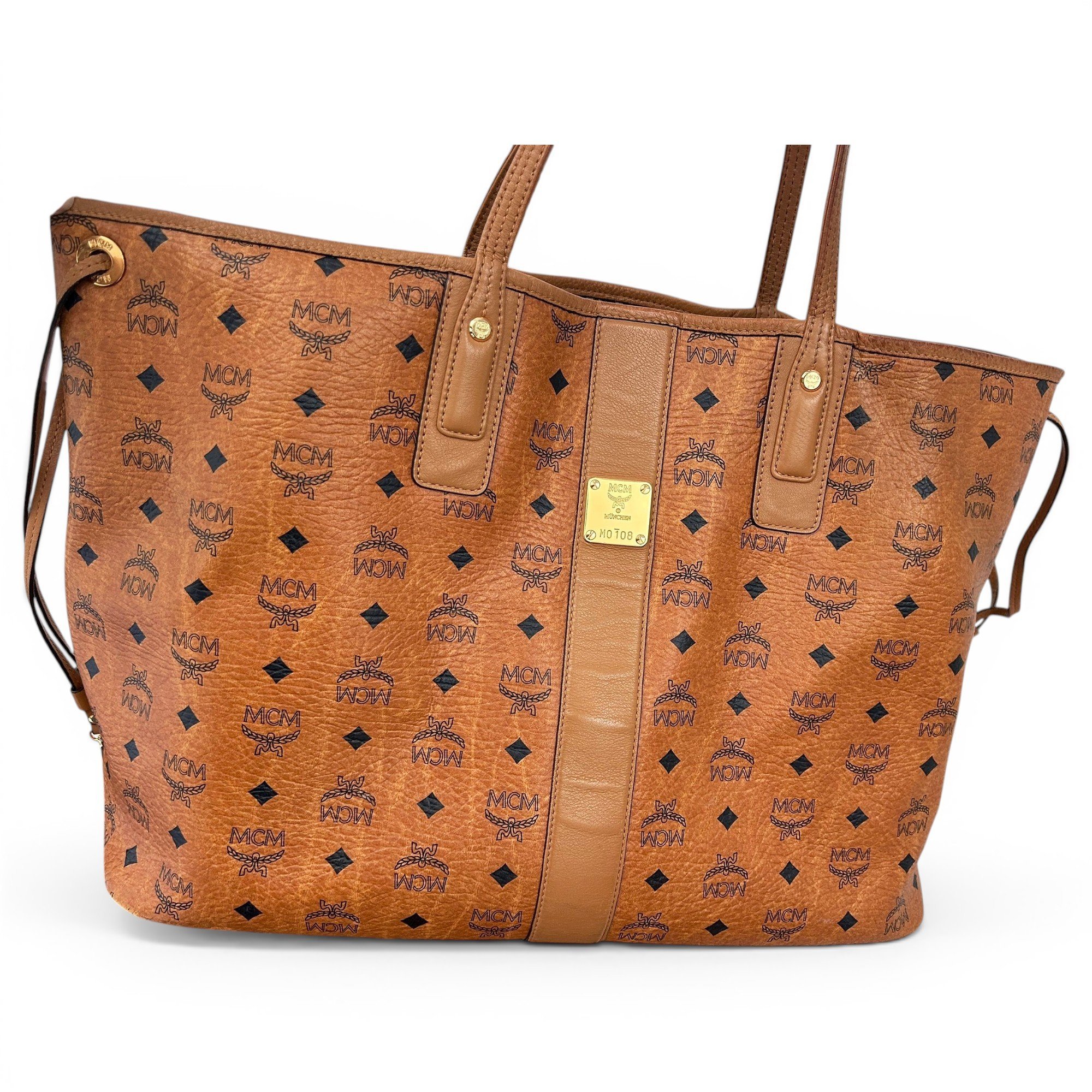 Leather tote