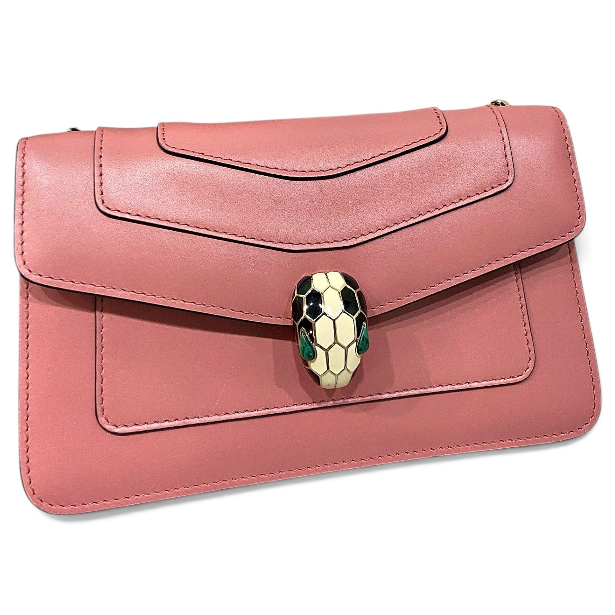 Serpenti leather crossbody bag