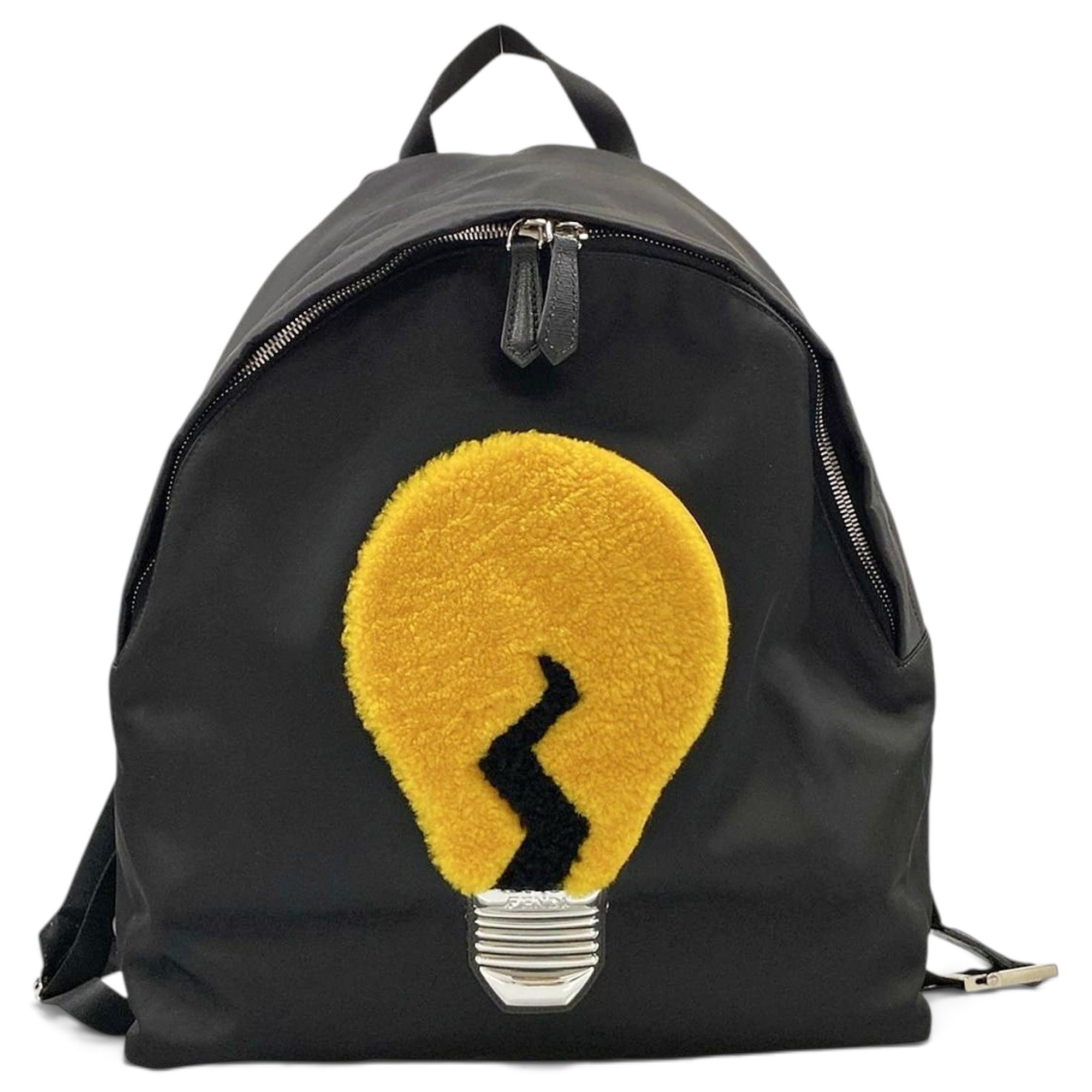 Leather backpack