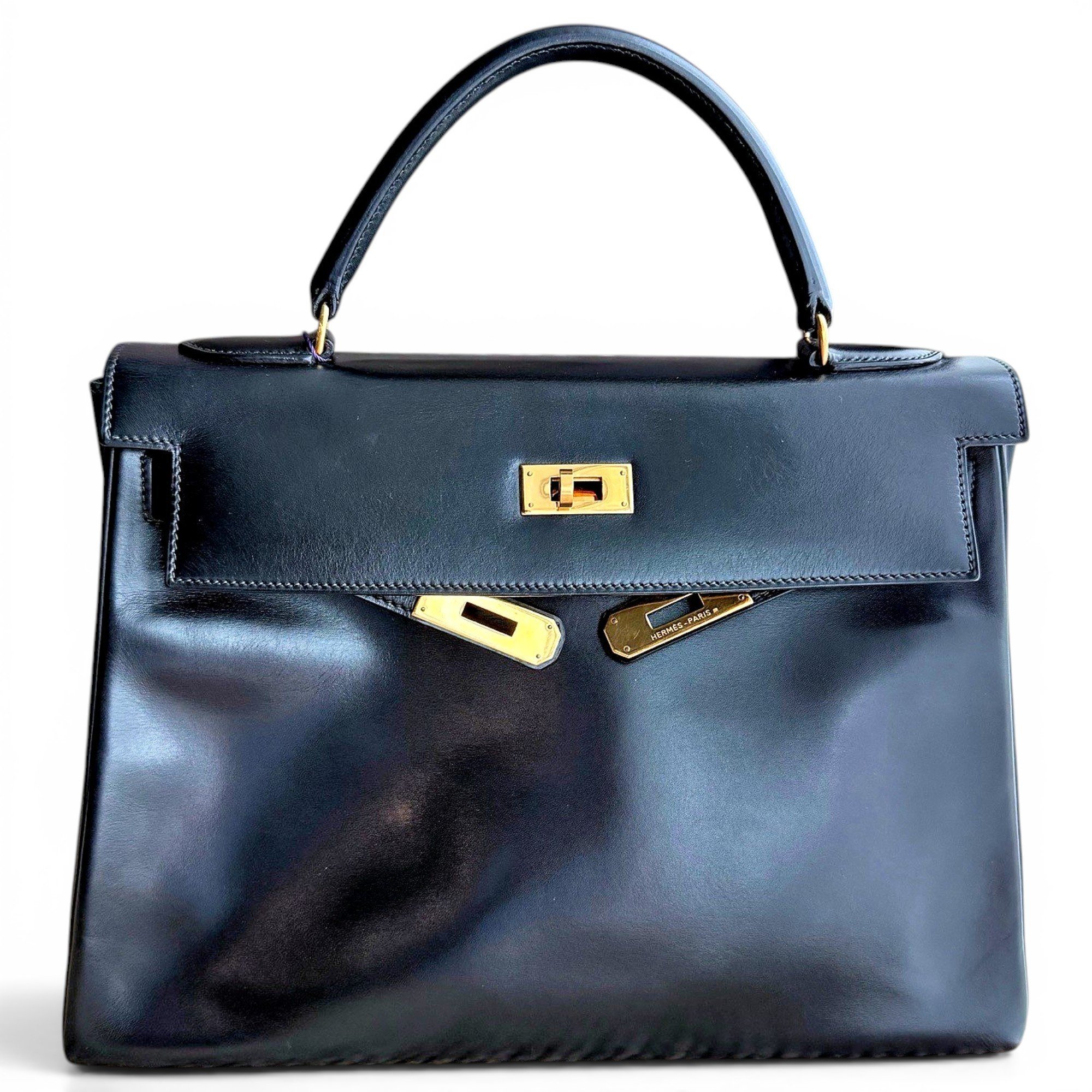 Kelly 32 leather handbag