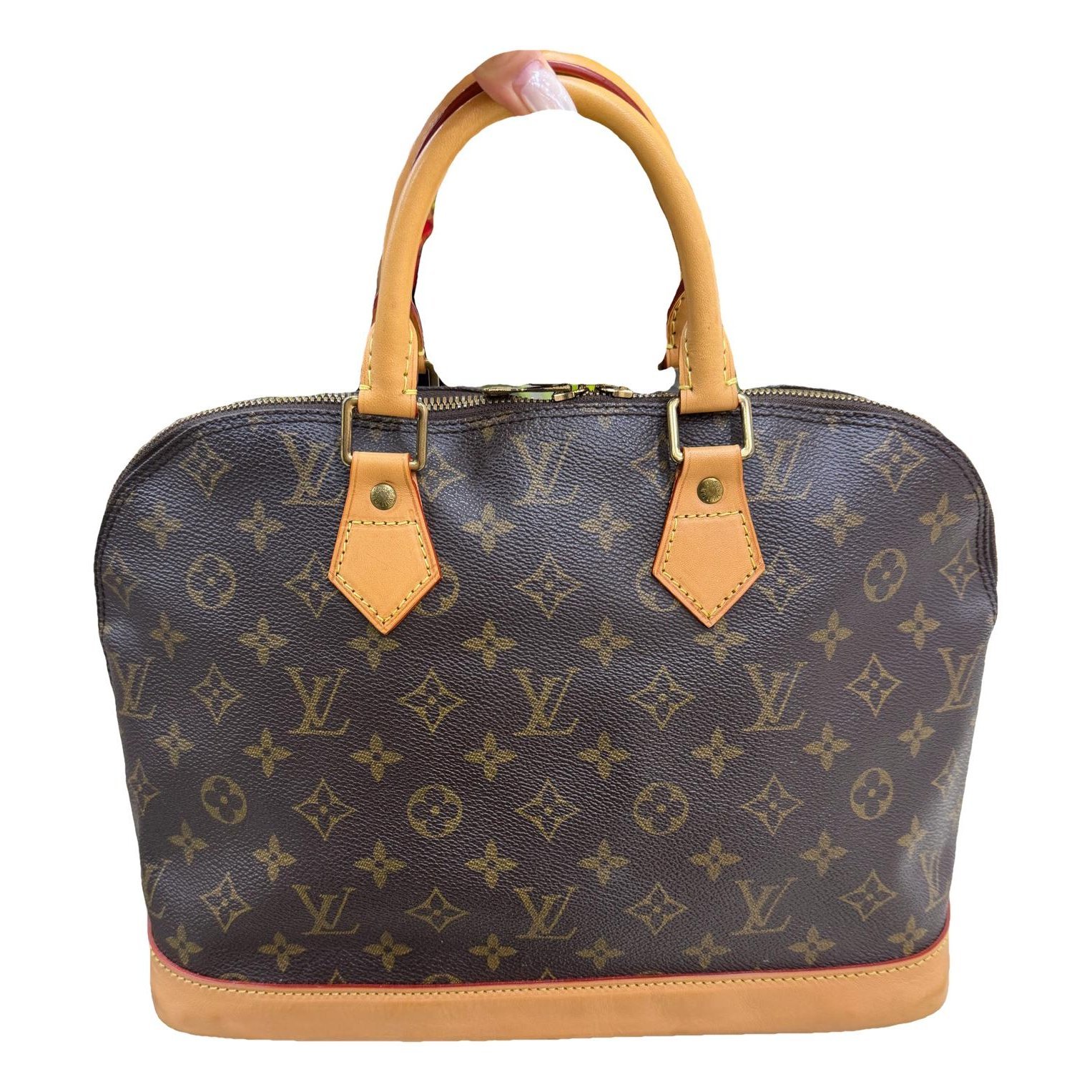 Alma leather handbag