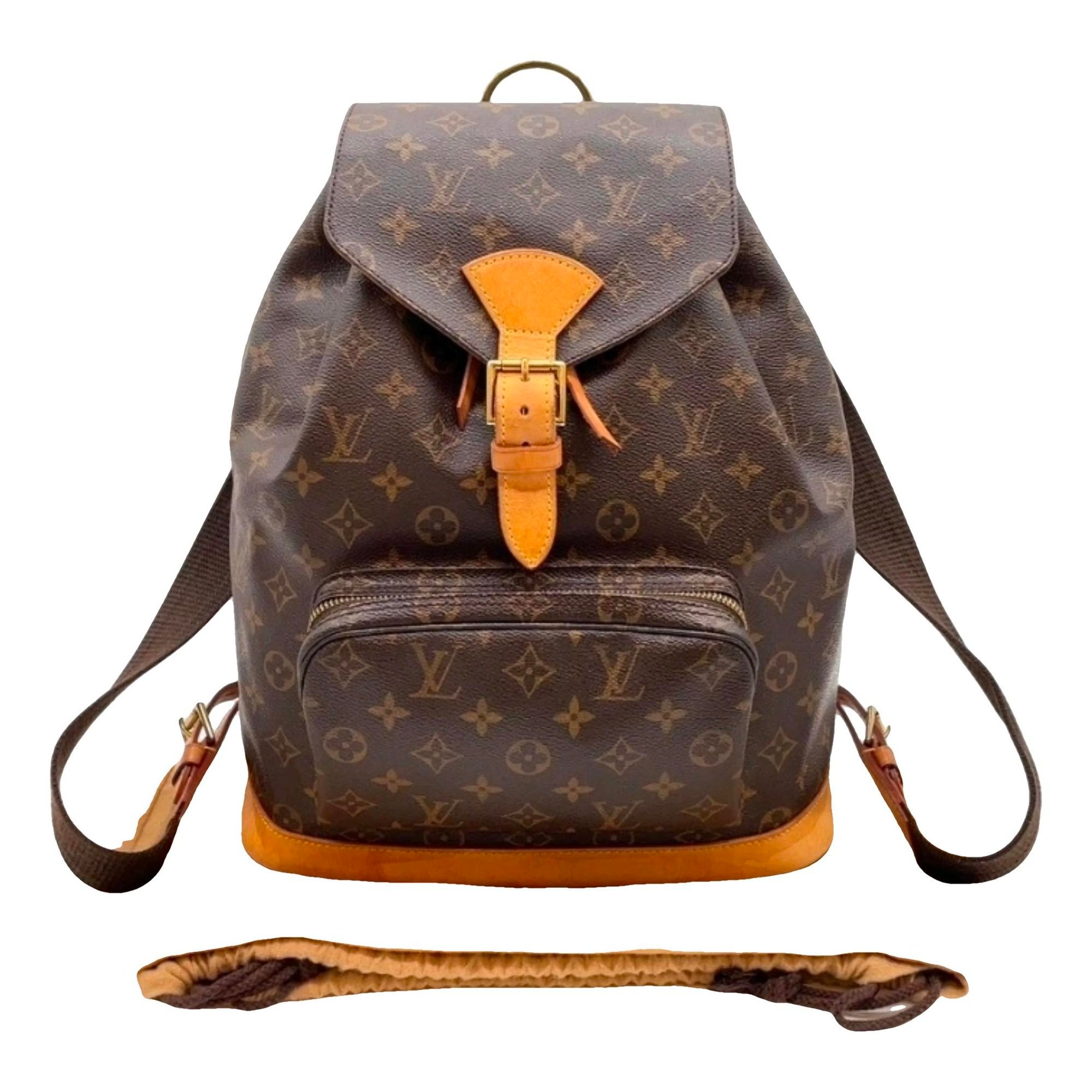 Louis Vuitton Montsouris Vintage leather backpack