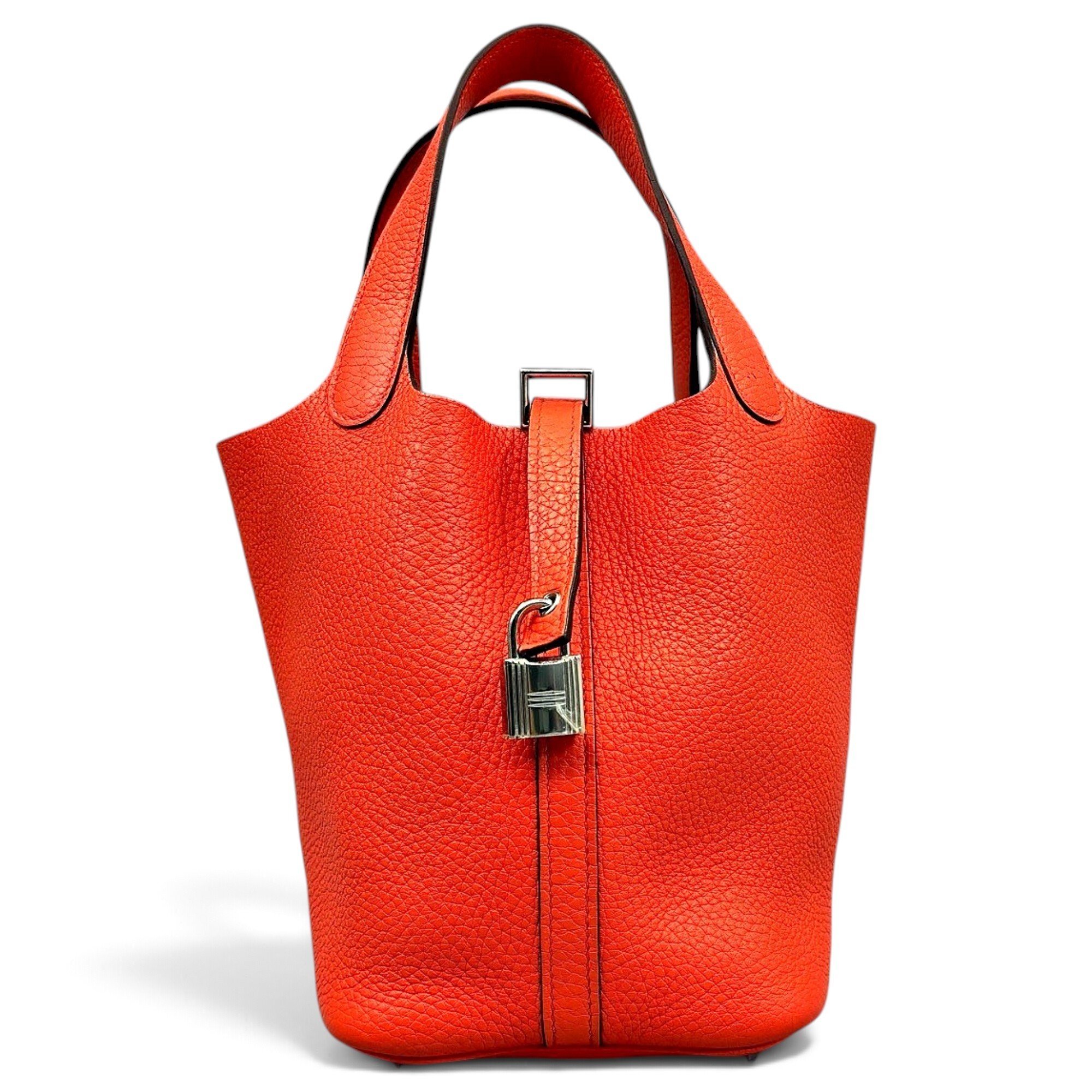 Picotin leather handbag
