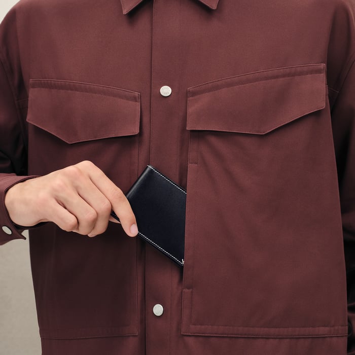 Bourgogne Boxy Fit Overshirt
