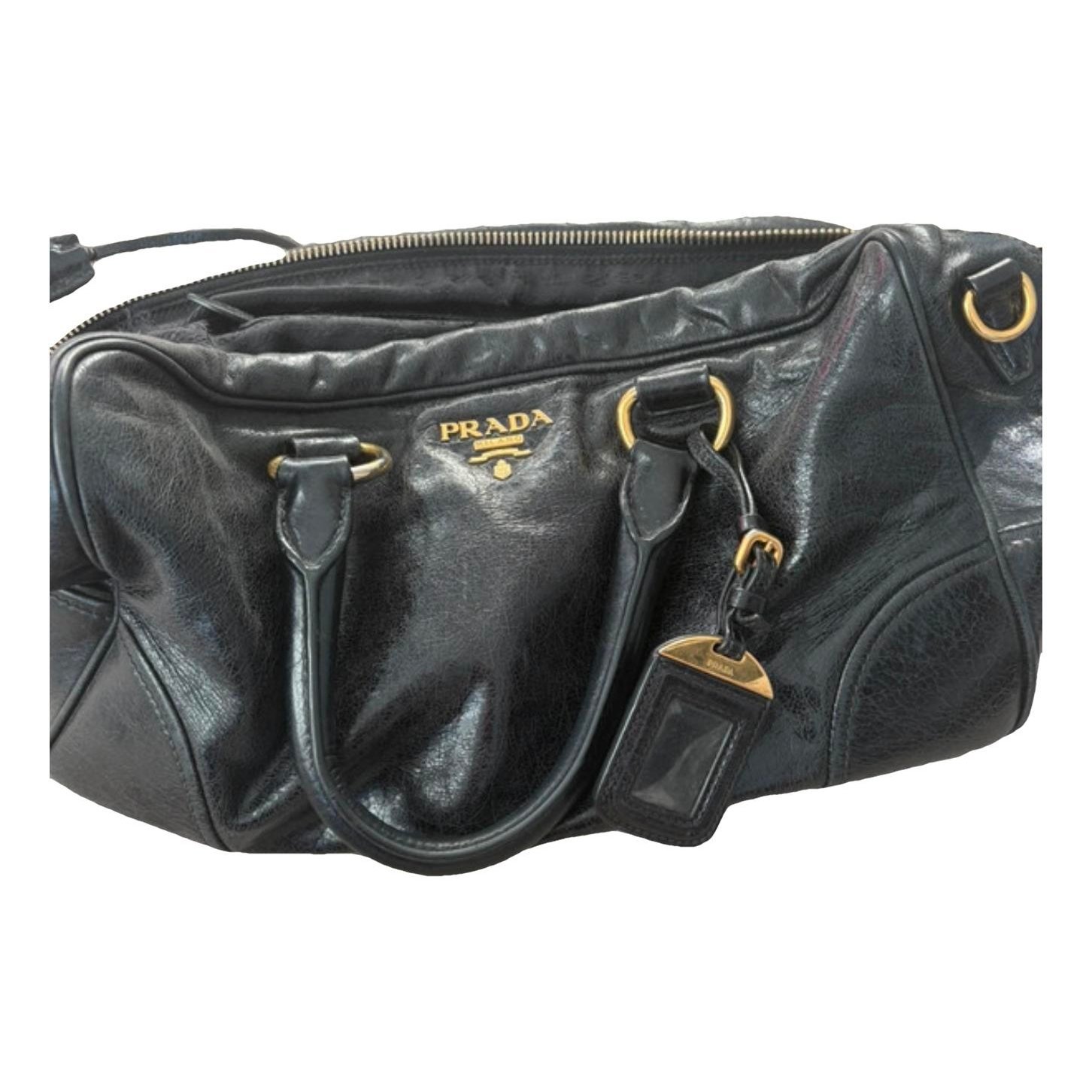 Leather handbag