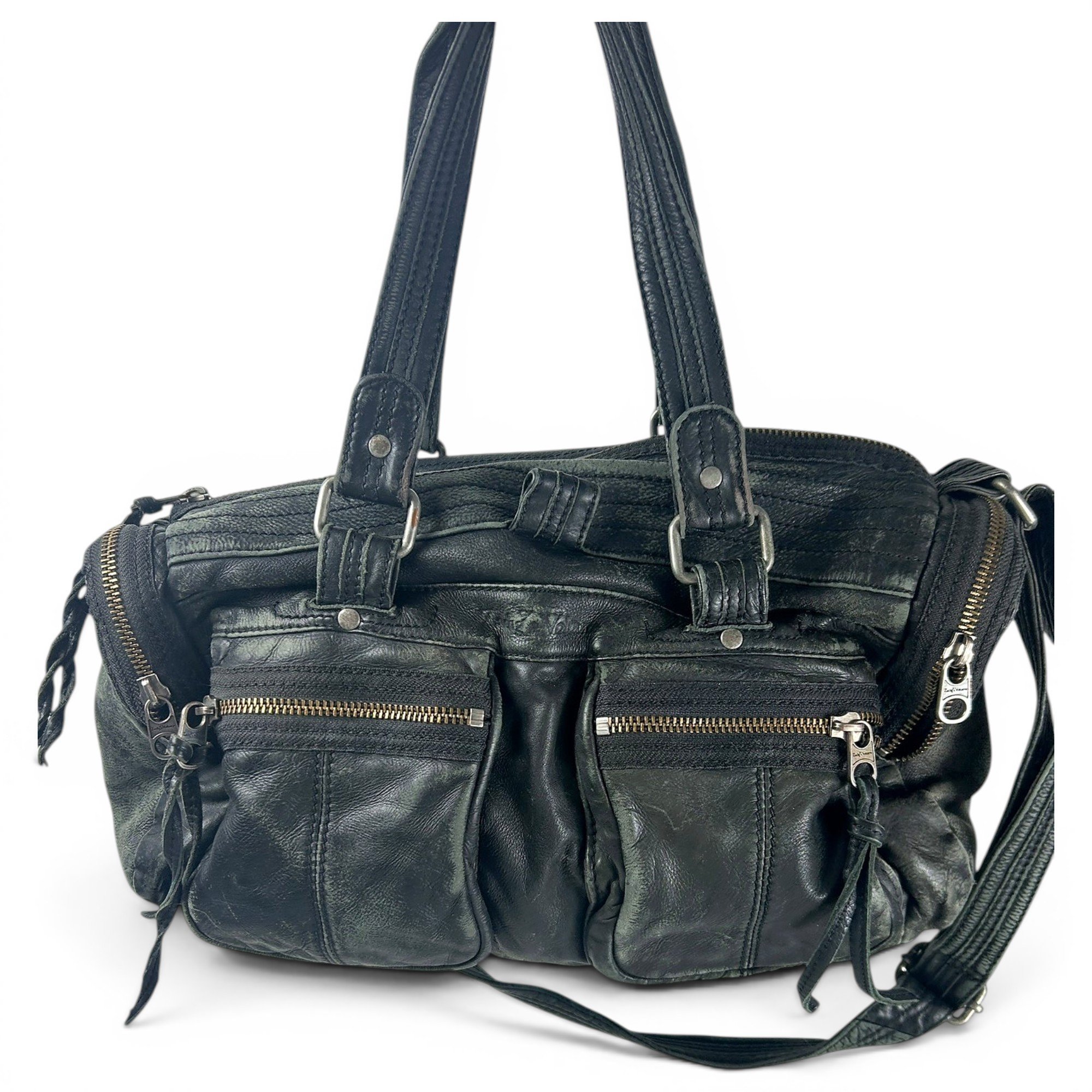 Leather handbag