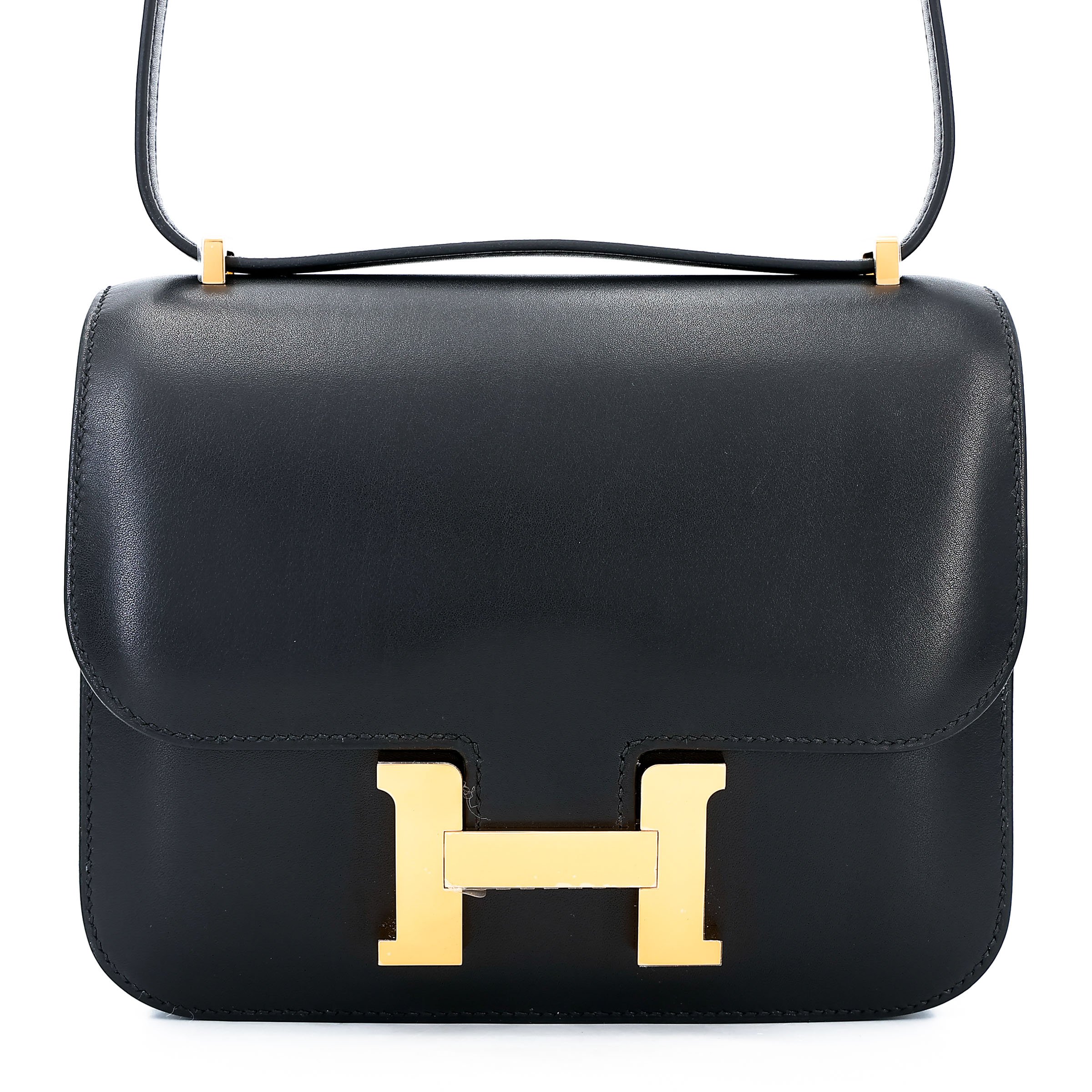 Hermes Brand New ( Rank N ) HERMÈS Constance Mini Noir (89) Evercalf Gold hardware K (2025)
