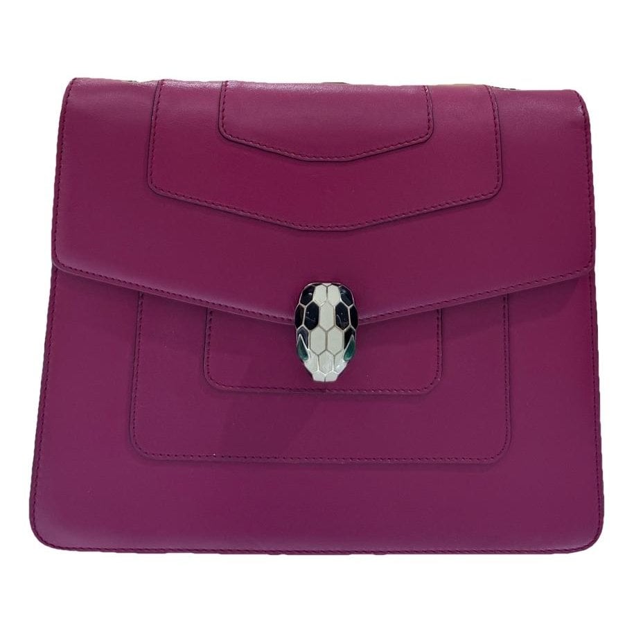 Serpenti leather handbag